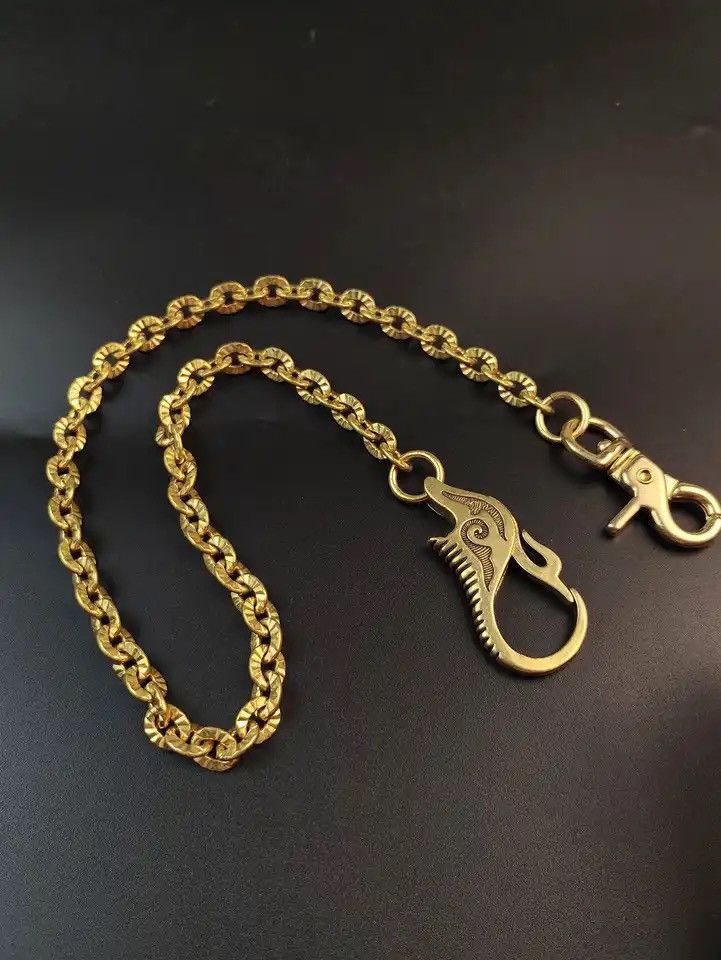 Vintage Retro Spring Hook Jeans Chain Size ONE SIZE - 3 Thumbnail