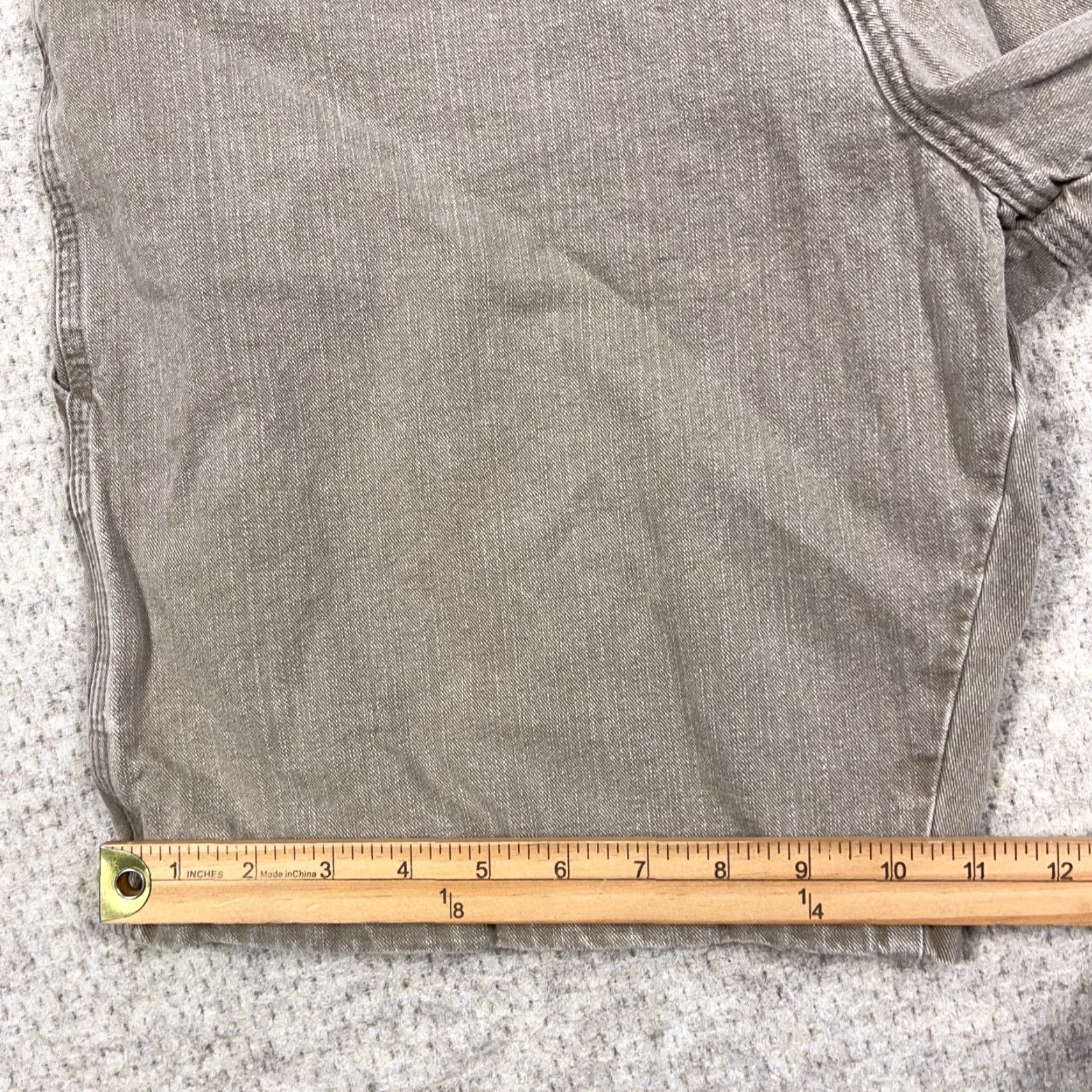 Wrangler VINTAGE Wrangler Shorts Men 34 Bermuda Denim 5-Pocket Relaxed Baggy Jorts Work Wear Tan Brown 90s Grunge Hip Hop Rockabilly Classic Mens Size US 34 / EU 50 - 6 Thumbnail