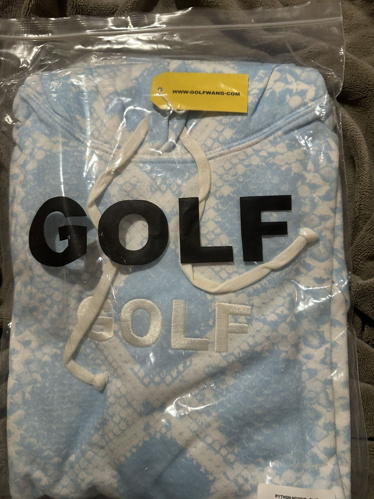 Golf Wang Golf Wang x Le Fleur Python Hoodie Blue Size Large SS22 Size US L / EU 52-54 / 3 - 4 Thumbnail