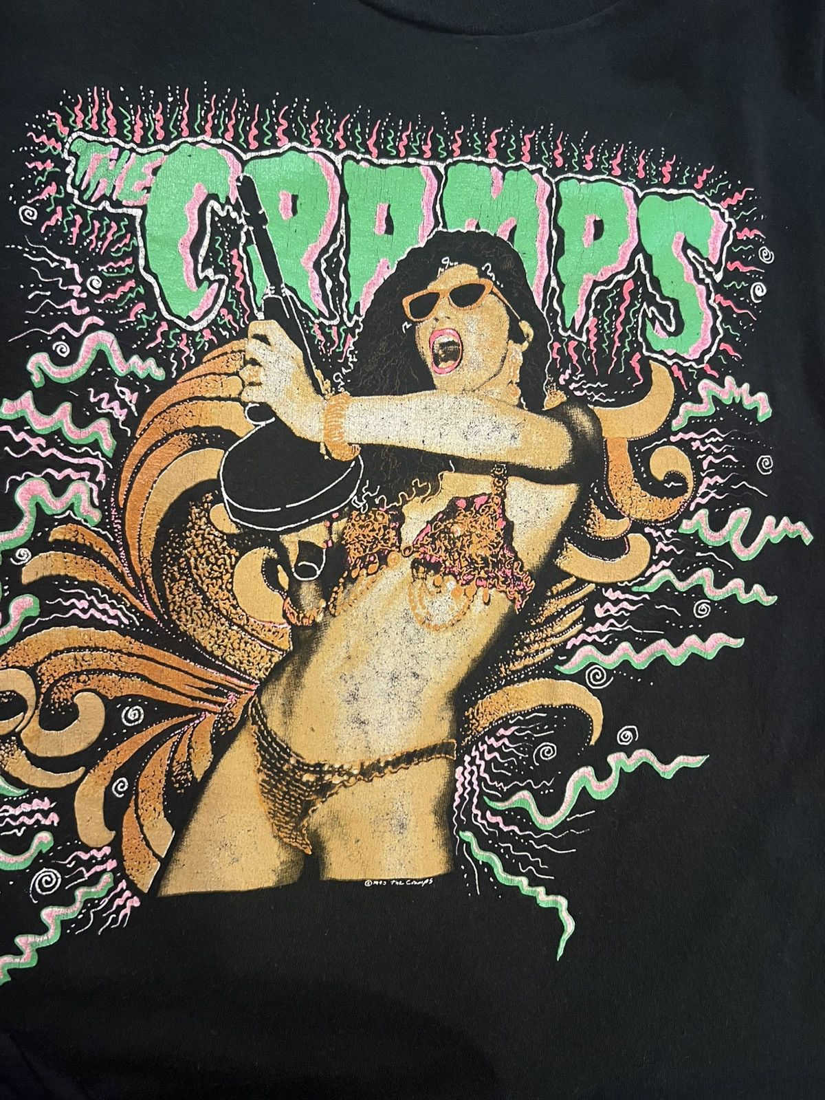 The cramps 1990 tour tshirt