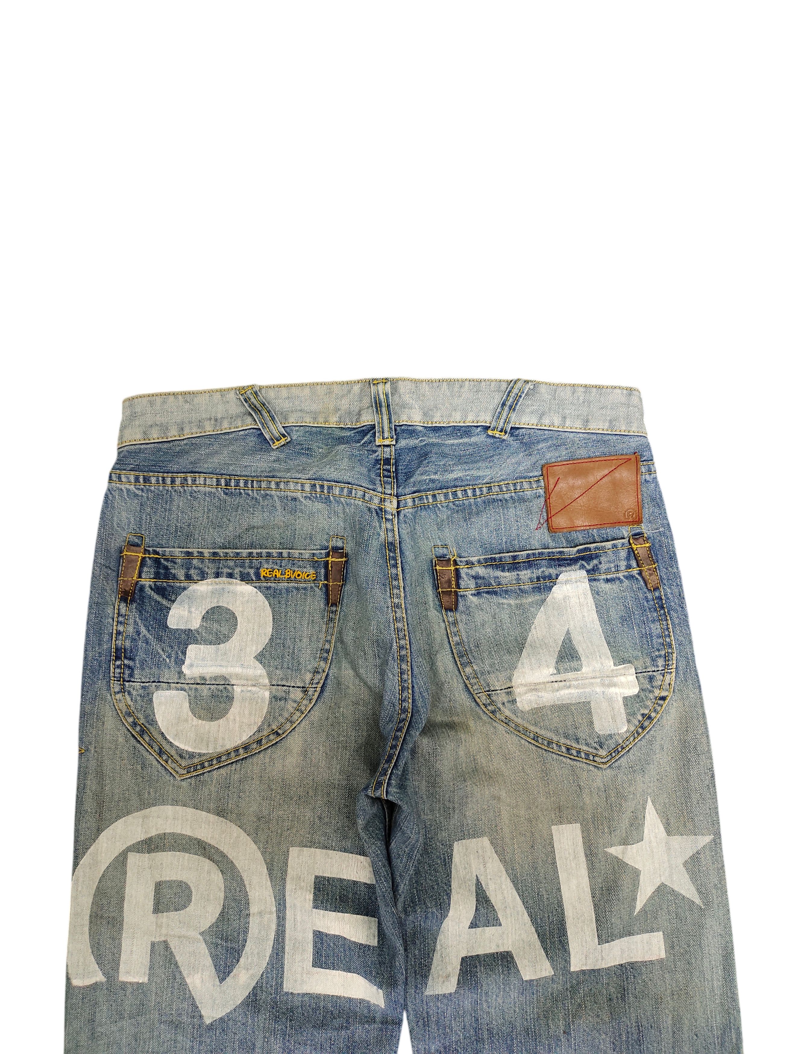 Kapital Real B Voice Japan '34 Real' Clawmark Faded Denim Jeans Size US 32 / EU 48 - 2 Thumbnail