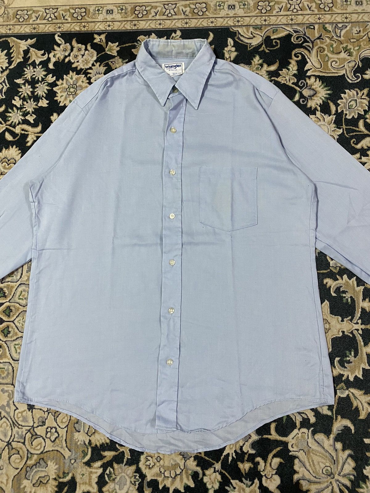 Wrangler Vintage Wrangler Shirt Button Down Size 42L - 4 Thumbnail