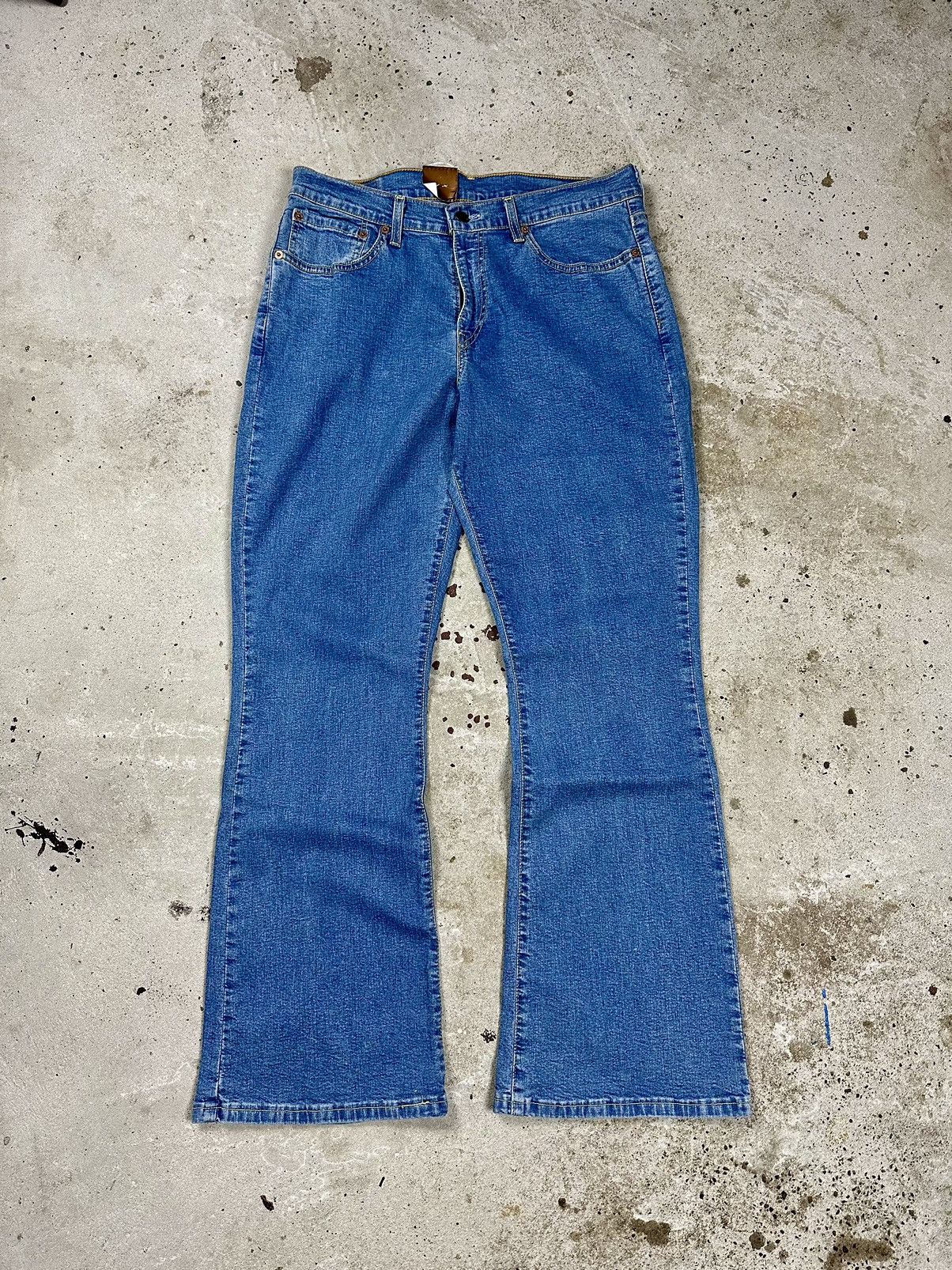 Levi's × Vintage DSWT Vintage 2003 Levi’s 584 Flare Bootcut Denim Pants Jeans Size US 32 / EU 48 - 2 Thumbnail