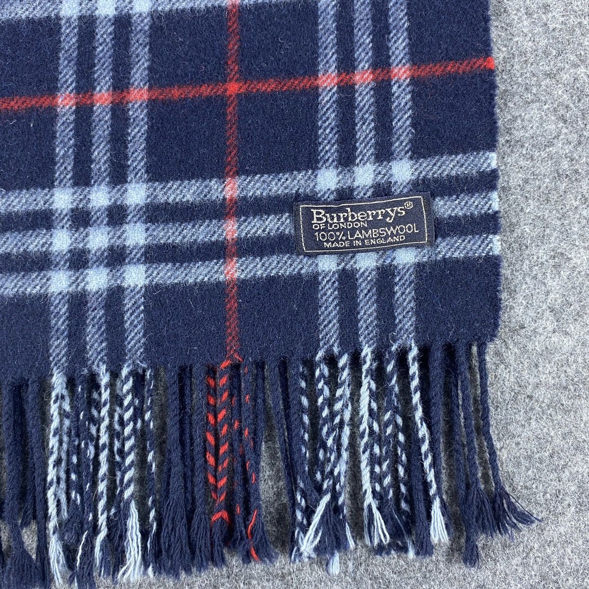 Burberry × Vintage Burberrys Scarf # Muffler # Neckwear # D671 Size ONE SIZE - 3 Thumbnail