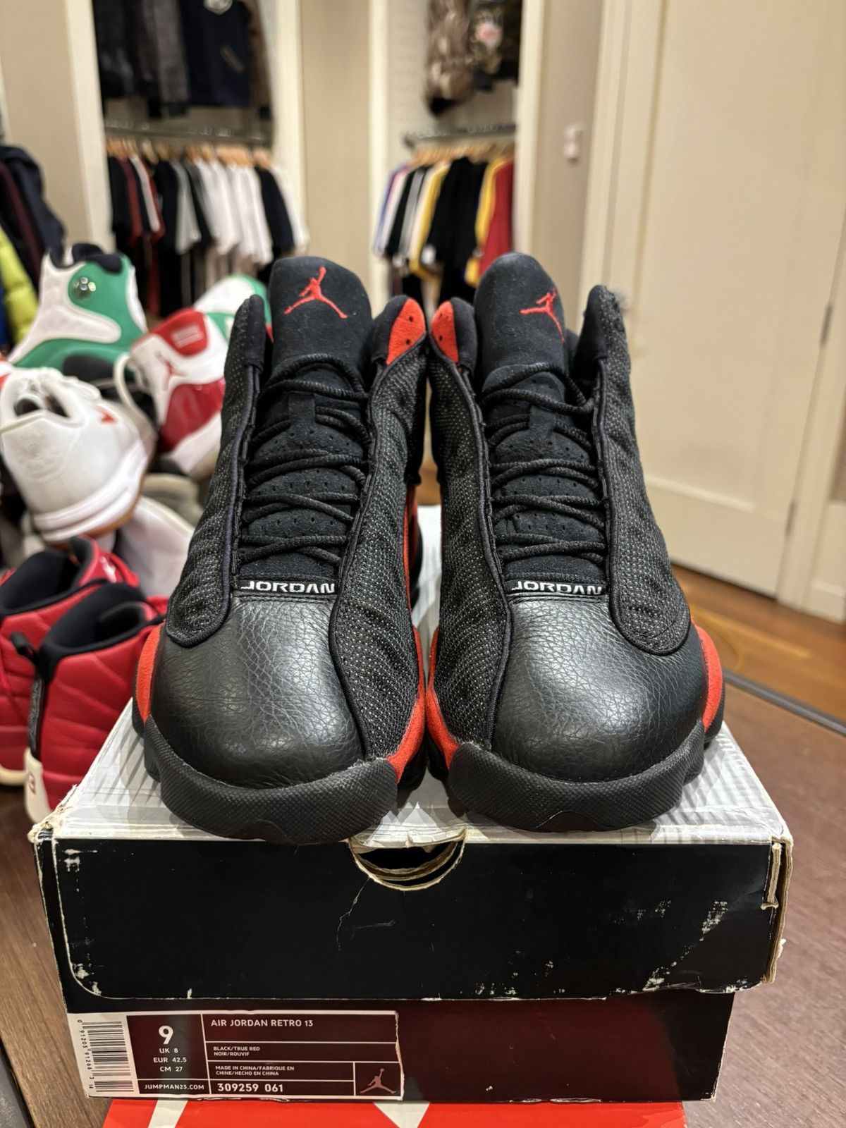 Jordan Brand Jordan 13 Retro Bred (2004) Size US 9 / EU 42 - 3 Thumbnail