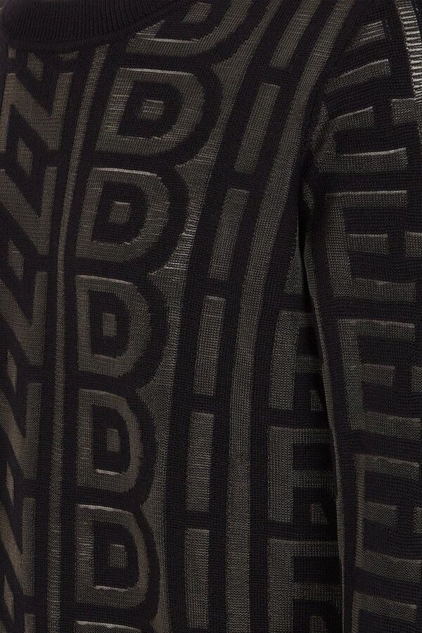 Fendi o1w1db10724 Pullover in Black Size US L / EU 52-54 / 3 - 3 Thumbnail