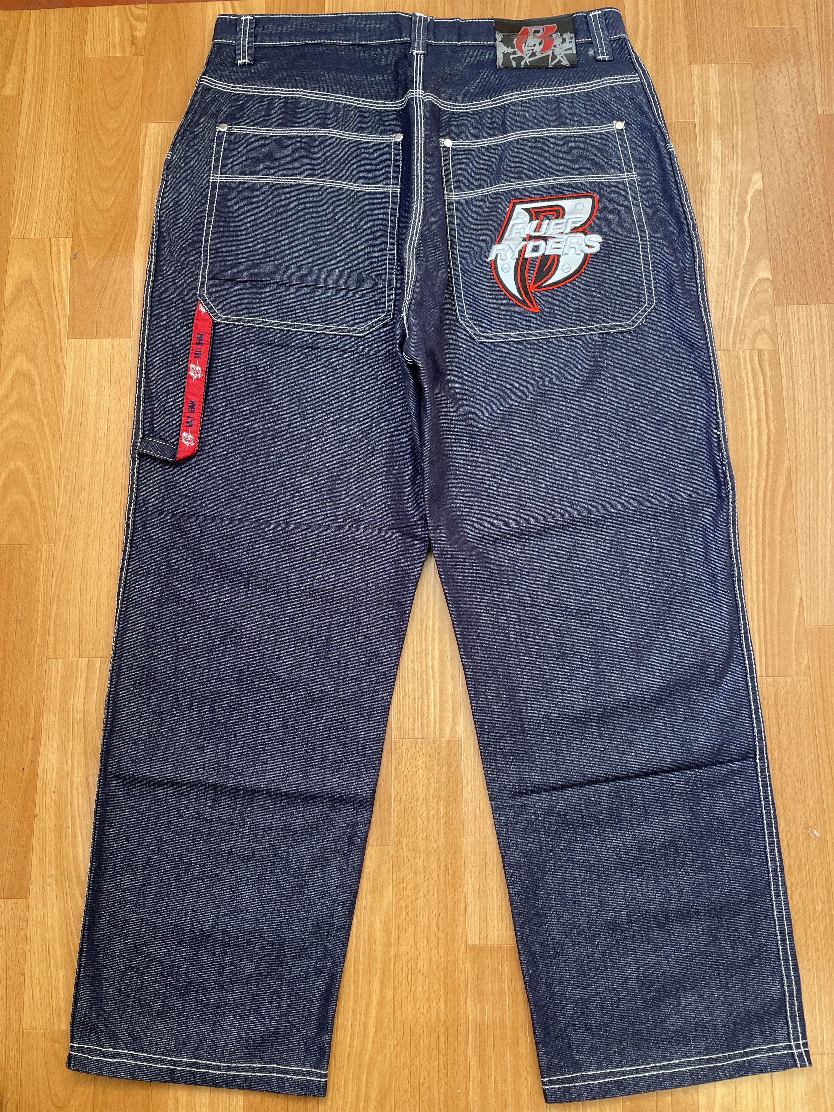 Ruff Ryders jeans vintage baggy jeans 90s hip hop skater 34