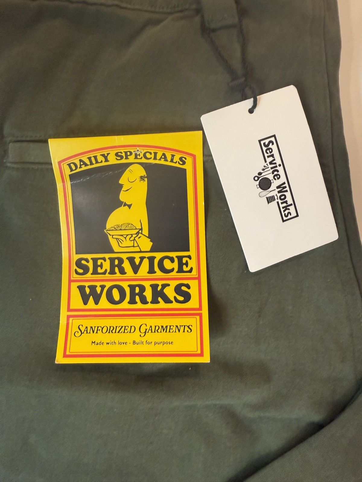 Service Works Service Works Part Timer Pant - Moleskine - Moss Size US 32 / EU 48 - 2 Thumbnail