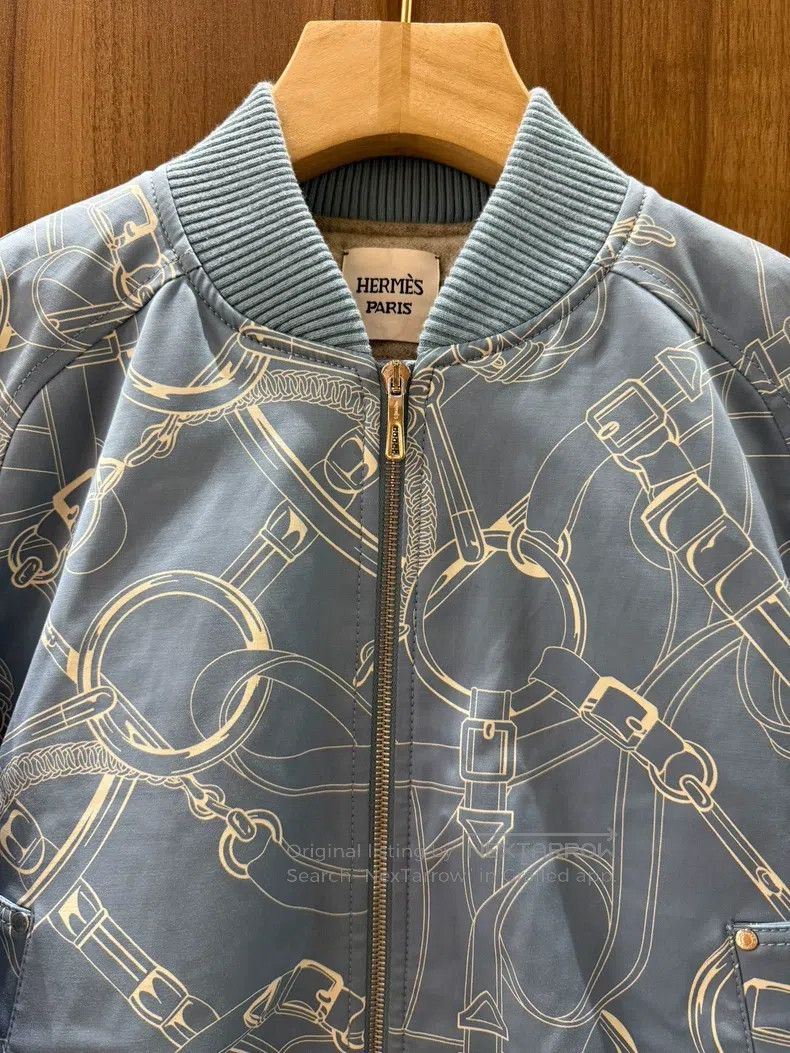 Hermes Hermes Women's Flight Jacket Size XXS / US 00 / IT 34 - 3 Thumbnail