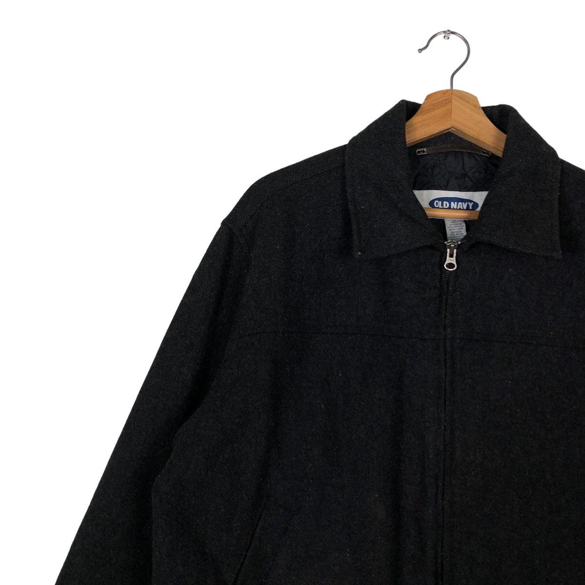 Issey Miyake 🔥90’s Vintage Wool Bomber Jacket Old Navy Japan Made Size US S / EU 44-46 / 1 - 5 Thumbnail