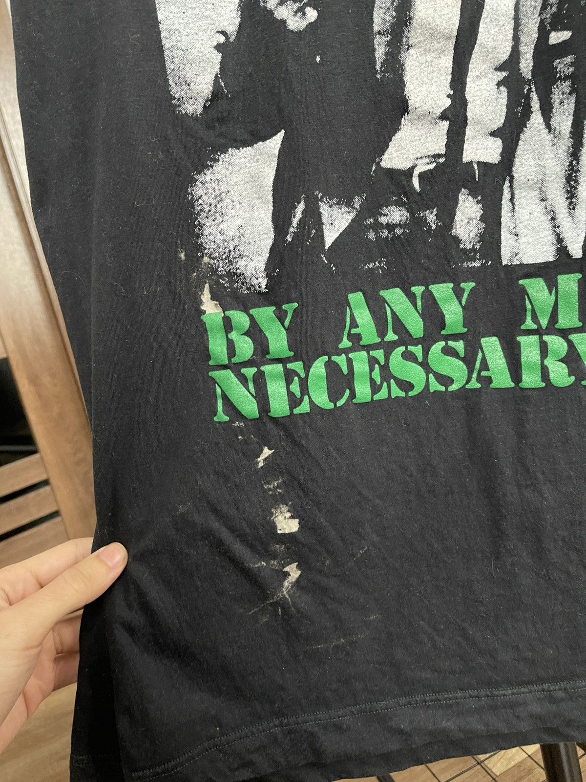 Vintage Malcolm X Liberate Our Minds Vintage Movie T-Shirt Tee 90s Size US XL / EU 56 / 4 - 13 Thumbnail