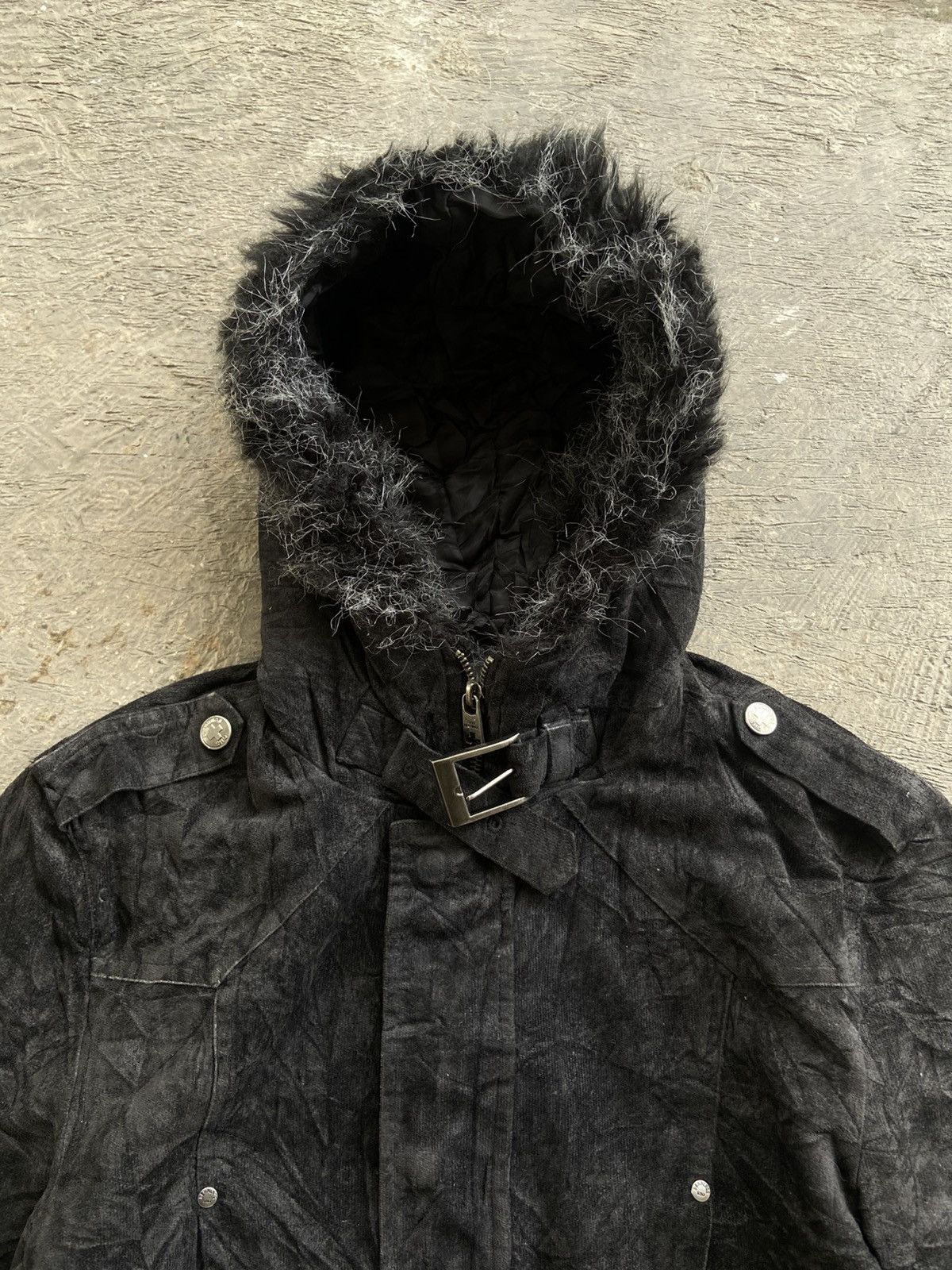 BERNINGS SHO 2000s Bernings Sho - Vkei Apocalypse Style Fur Coats Jacket Size US M / EU 48-50 / 2 - 3 Thumbnail