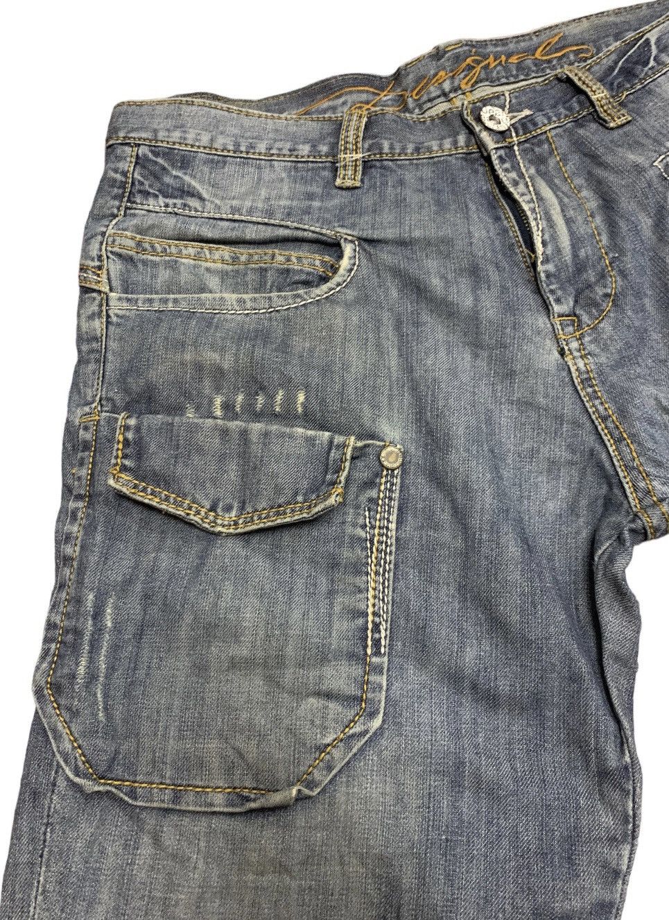 Desigual × Japanese Brand DESIGUAL FLARED MULTIPOCKET STYLISH DENIM Size US 33 - 4 Thumbnail