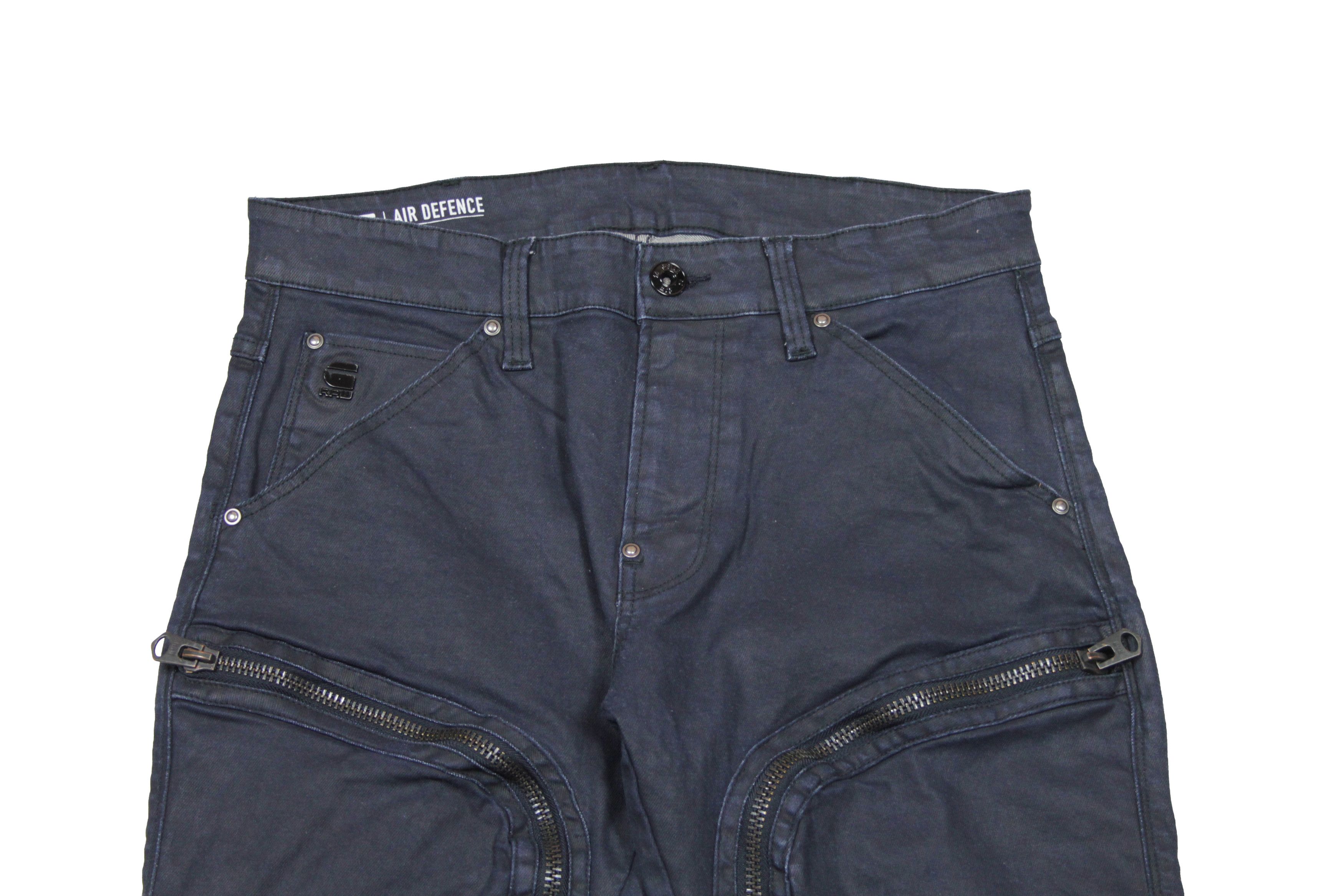 G-Star Raw Air Defence Zip Skinny Biker Jeans Size US 29 - 3 Thumbnail