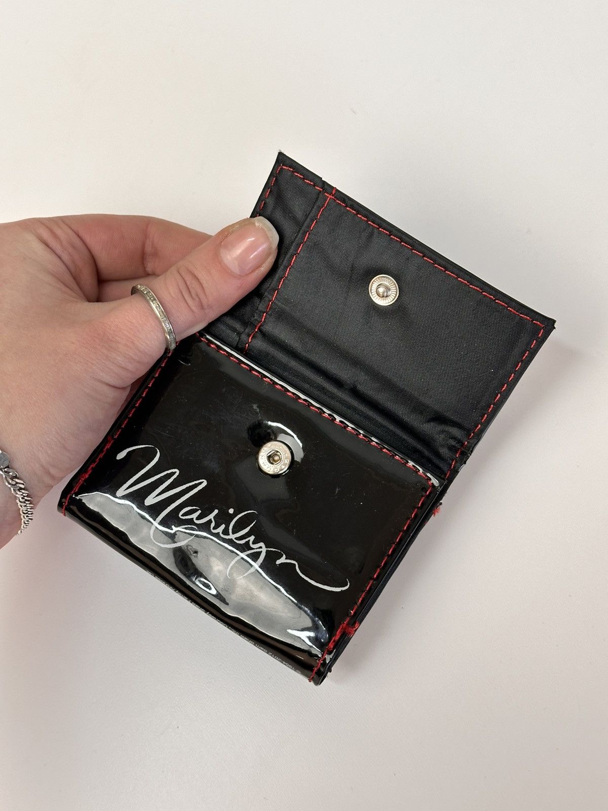 Other Black Marilyn Monroe glossy wallet retro art pop Y2K Size ONE SIZE - 9 Thumbnail