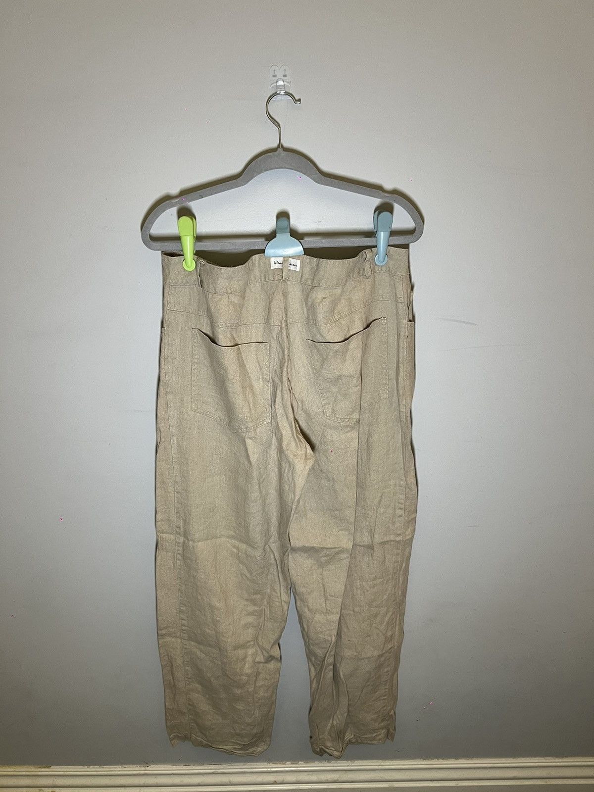 Vintage Ulando Harris Beige Canvas Pants Size 26" / US 2 / IT 38 - 2 Thumbnail