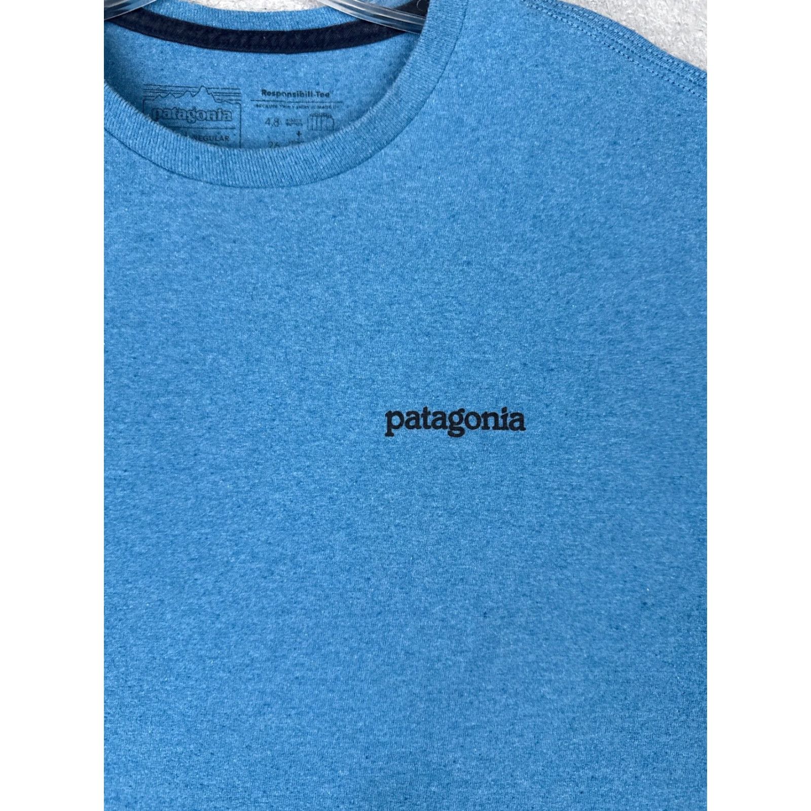 Patagonia Patagonia Shirt Men Large Blue Short Sleeve Crew Neck Polyester Blend READ Size US L / EU 52-54 / 3 - 6 Thumbnail