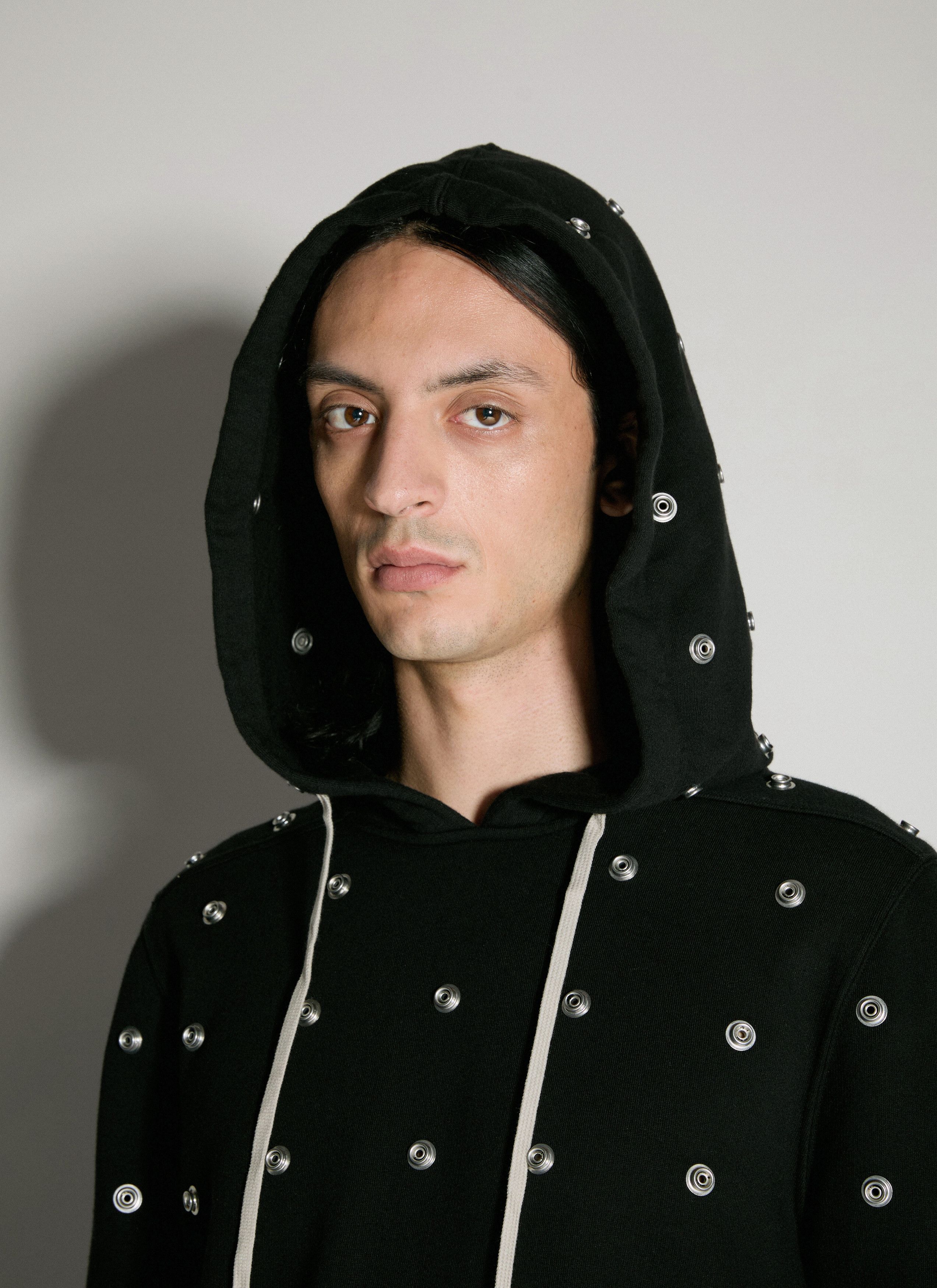 Rick Owens Drkshdw Granbury Organic Fleece Press Stud Button Hoodie SS24 Lido Size US S / EU 44-46 / 1 - 19 Thumbnail