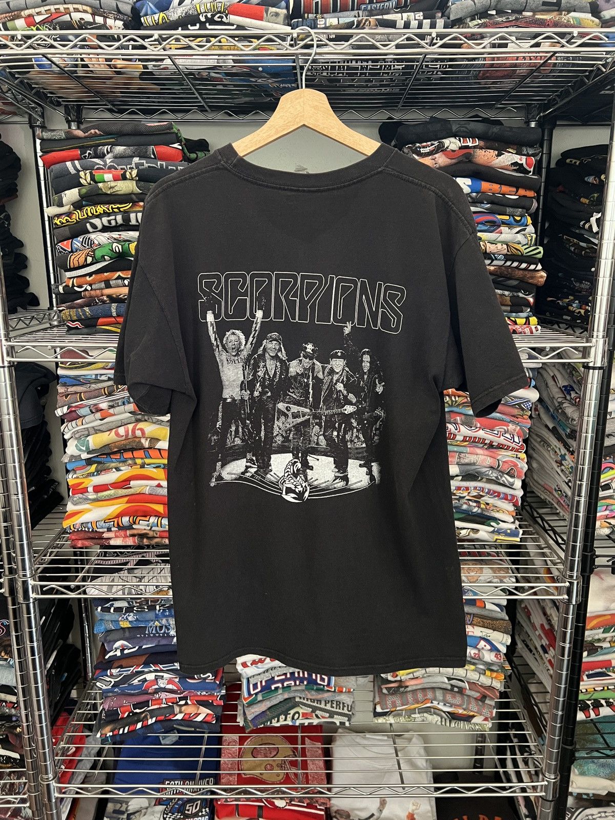 Band Tees 2000s Scorpions Embroidered Mexican Bootleg Tee Tongue Size US L / EU 52-54 / 3 - 2 Thumbnail