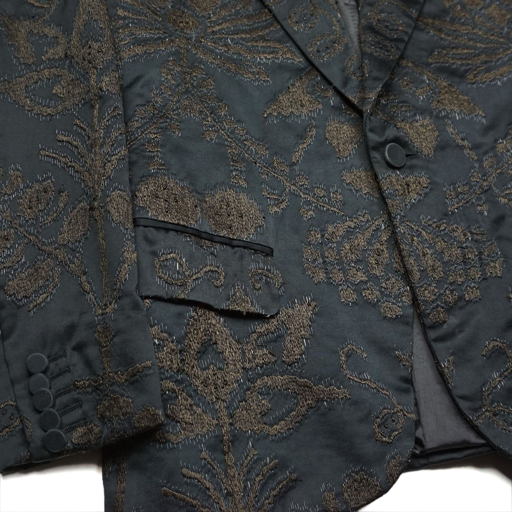 Gucci Gucci by Tom Ford SS00 Embroidered Blazer Size US S / EU 44-46 / 1 - 4 Thumbnail