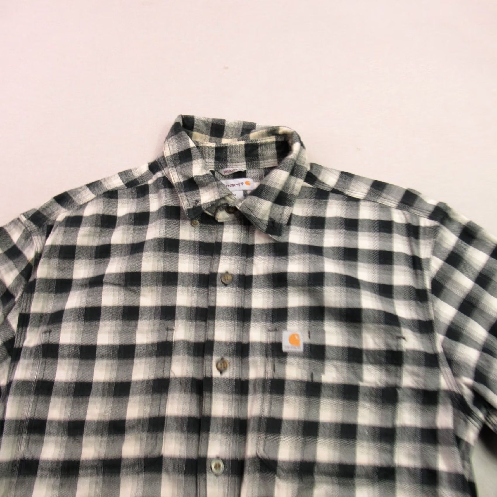 Carhartt Carhartt Shirt Mens Medium Long Sleeve Button-Up Plaid Relaxed Fit Casual Size US M / EU 48-50 / 2 - 2 Thumbnail