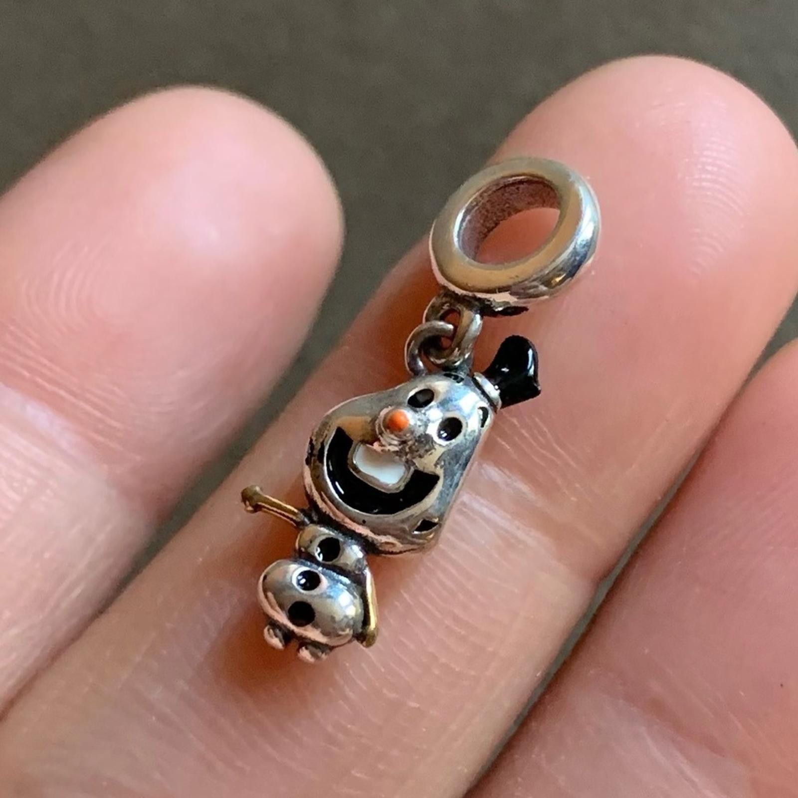 Other NWOT Frozen Olaf Snowman Dangle Charm Sterling Silver 925 Size ONE SIZE - 3 Thumbnail