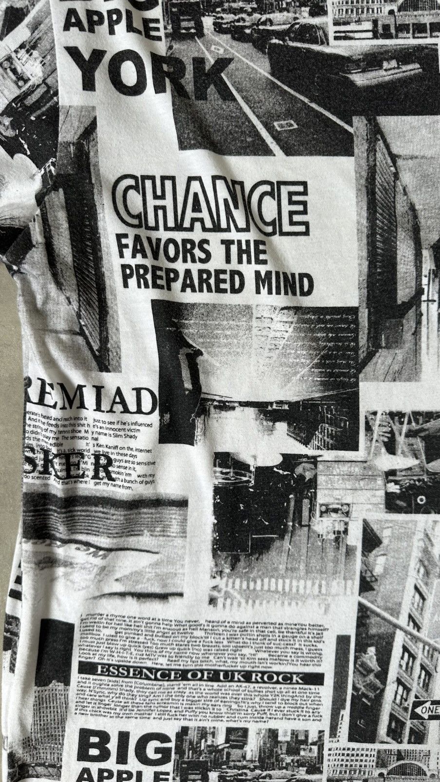 Japanese Brand VINTAGE SMACK NEWSPAPER SHORT SLEEVE HOODIE Size US M / EU 48-50 / 2 - 9 Thumbnail