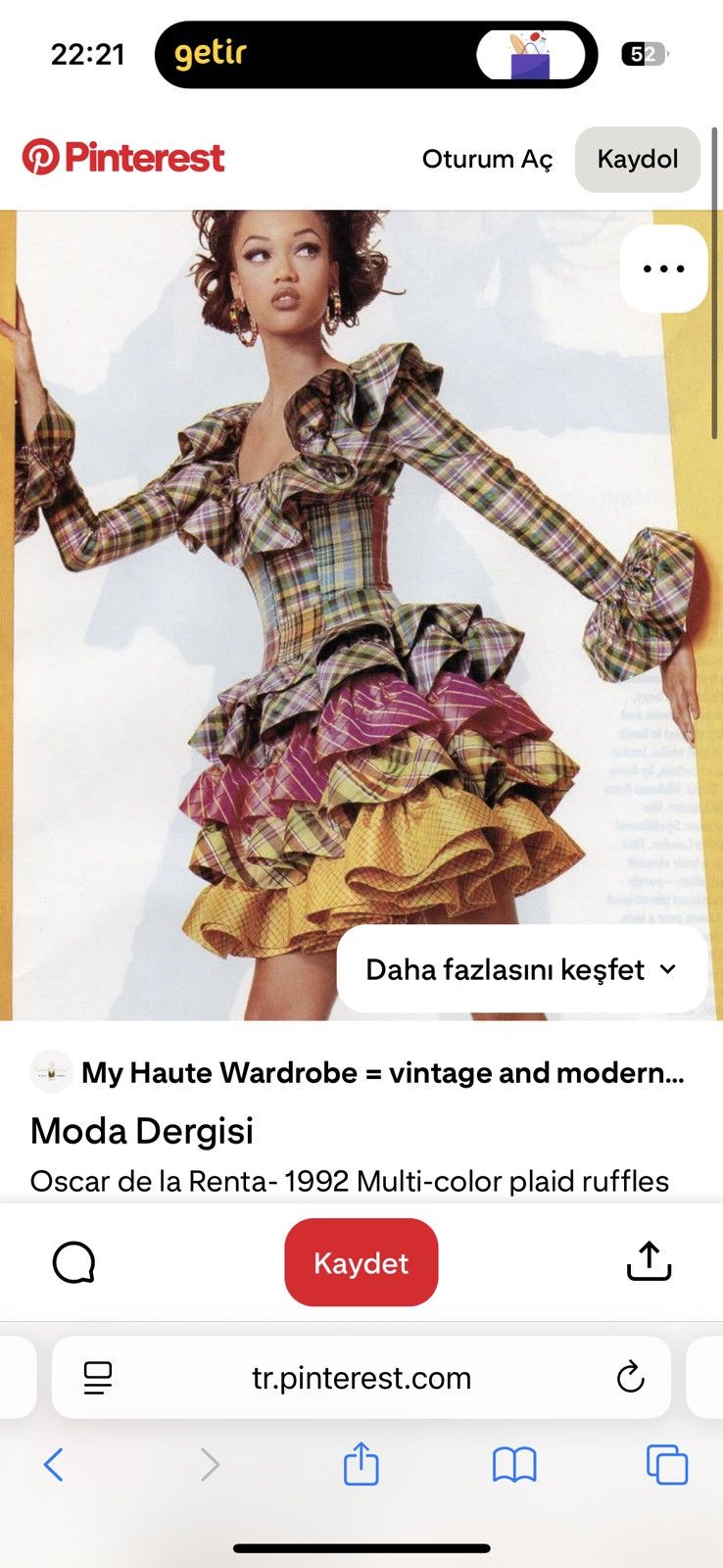 Oscar De La Renta 1992 Oscar de la Renta Caribbean dress Size M / US 6-8 / IT 42-44 - 2 Thumbnail