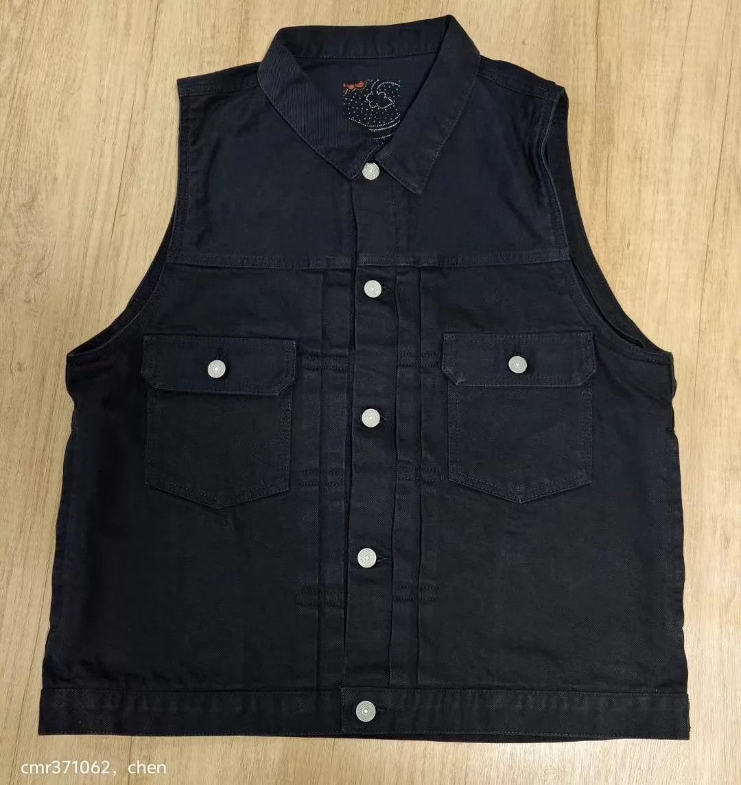 Visvim VISVIM 22 ICT VEST DMGD Black Denim Size 2 95 New Size US M / EU 48-50 / 2 - 1 Thumbnail
