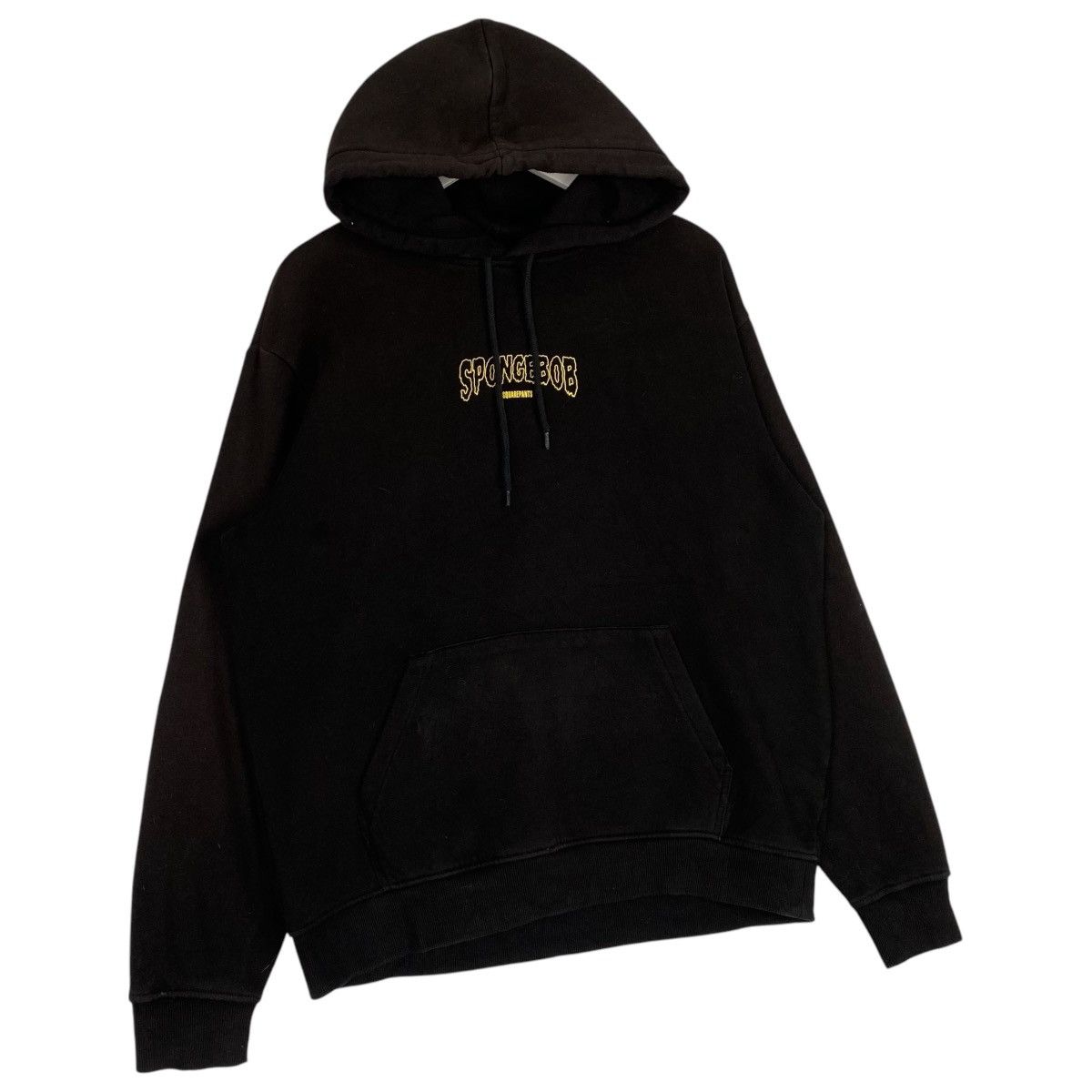 Designer × Vintage Vintage SpongeBob Hoodie Big Logo Printed Sweater Black Size US L / EU 52-54 / 3 - 3 Thumbnail