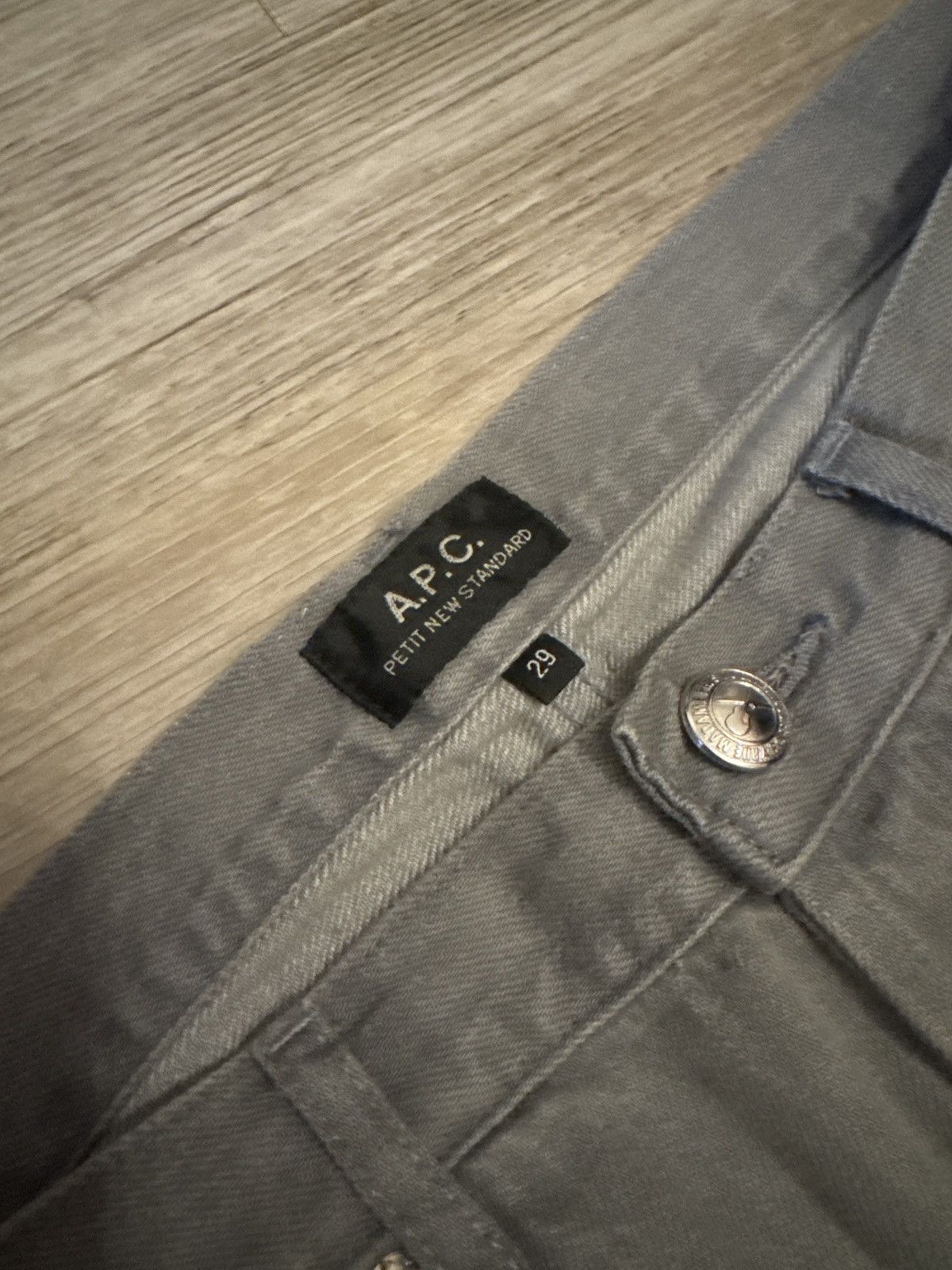 A.P.C. APC Petit New Standard - Grey - Size 30 Size US 30 / EU 46 - 4 Thumbnail