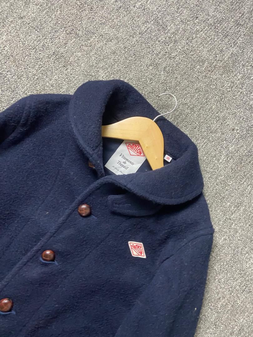 Danton Danton Wool Jacket with Round Collar (198) Size US XXS / EU 40 - 9 Thumbnail