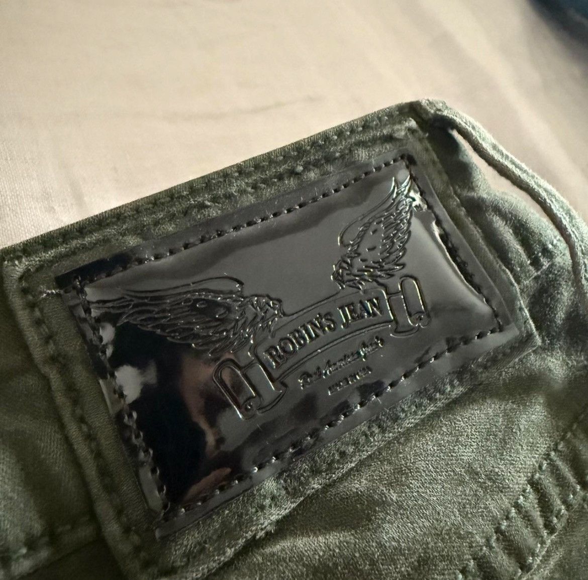 Robins Jeans Robins jeans military cargo skinny green and gold Size US 30 / EU 46 - 4 Thumbnail