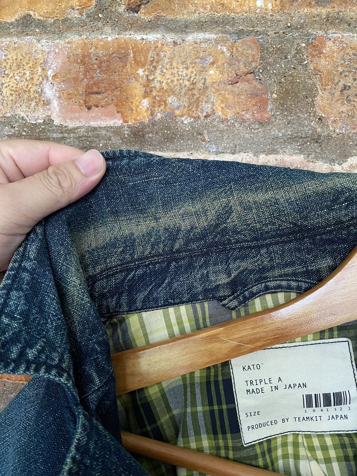 45rpm Iconic KATO indigo Faded Jacket Size US M / EU 48-50 / 2 - 15 Thumbnail