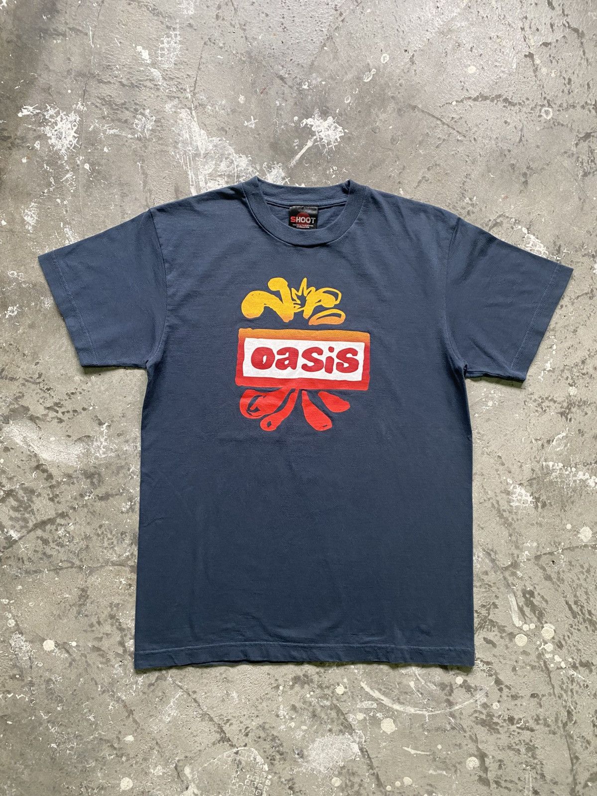 Oasis 2009 Tour Tシャツ グレー　サイズM Oasis Shirt Stadium Tour 2009 Shirt Britpop Band Shirt Men's