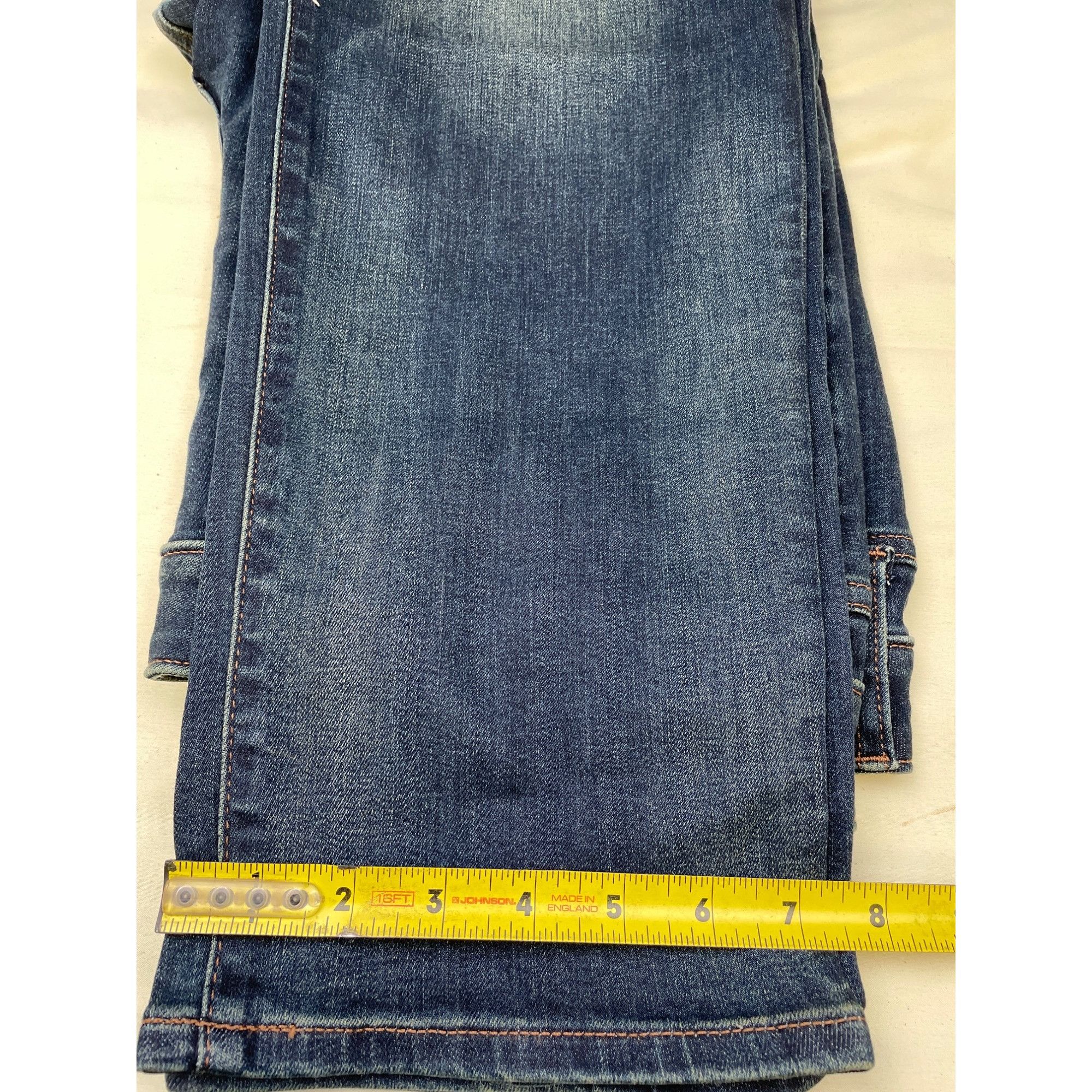 Express Express Mens Blue Jeans Slim Fit Hyper Stretch Size 32x30 SK Size US 32 / EU 48 - 7 Thumbnail