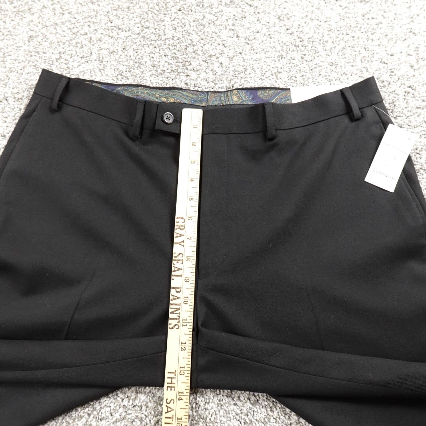 Ralph Lauren Ralph Lauren Pants Mens 38X32 Black Chino Trouser Dress Slacks Flat Front Vintage No Size US 38 / EU 54 - 5 Thumbnail