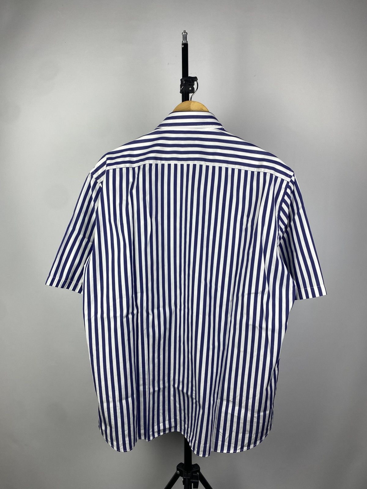 Designer × Paul & Shark Vintage Paul & Shark Yachting Stripped Shirt Button Up Size US XL / EU 56 / 4 - 5 Thumbnail