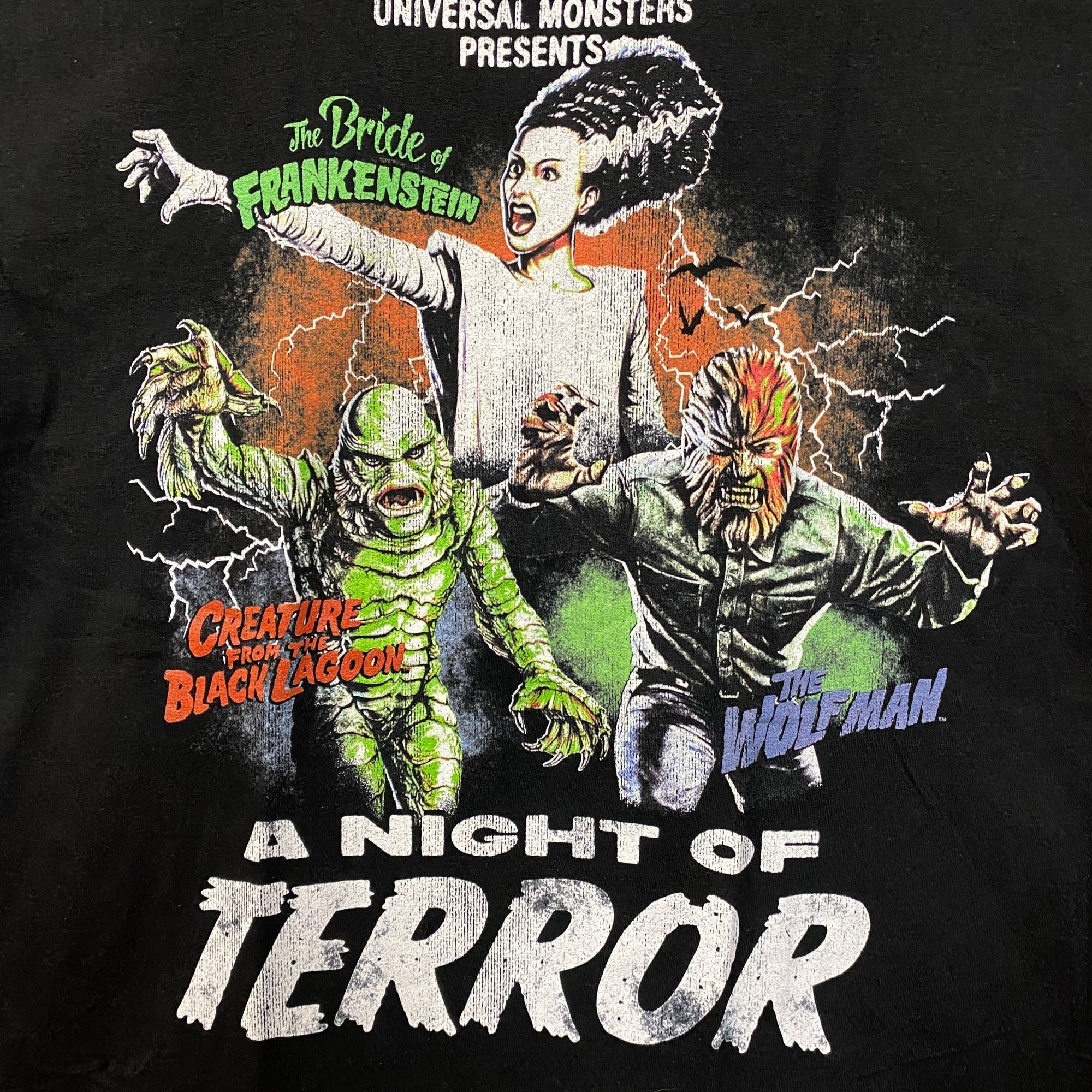 Ripple Junction Universal Monsters A Night Of Terror T-Shirt Medium Size US M / EU 48-50 / 2 - 2 Thumbnail