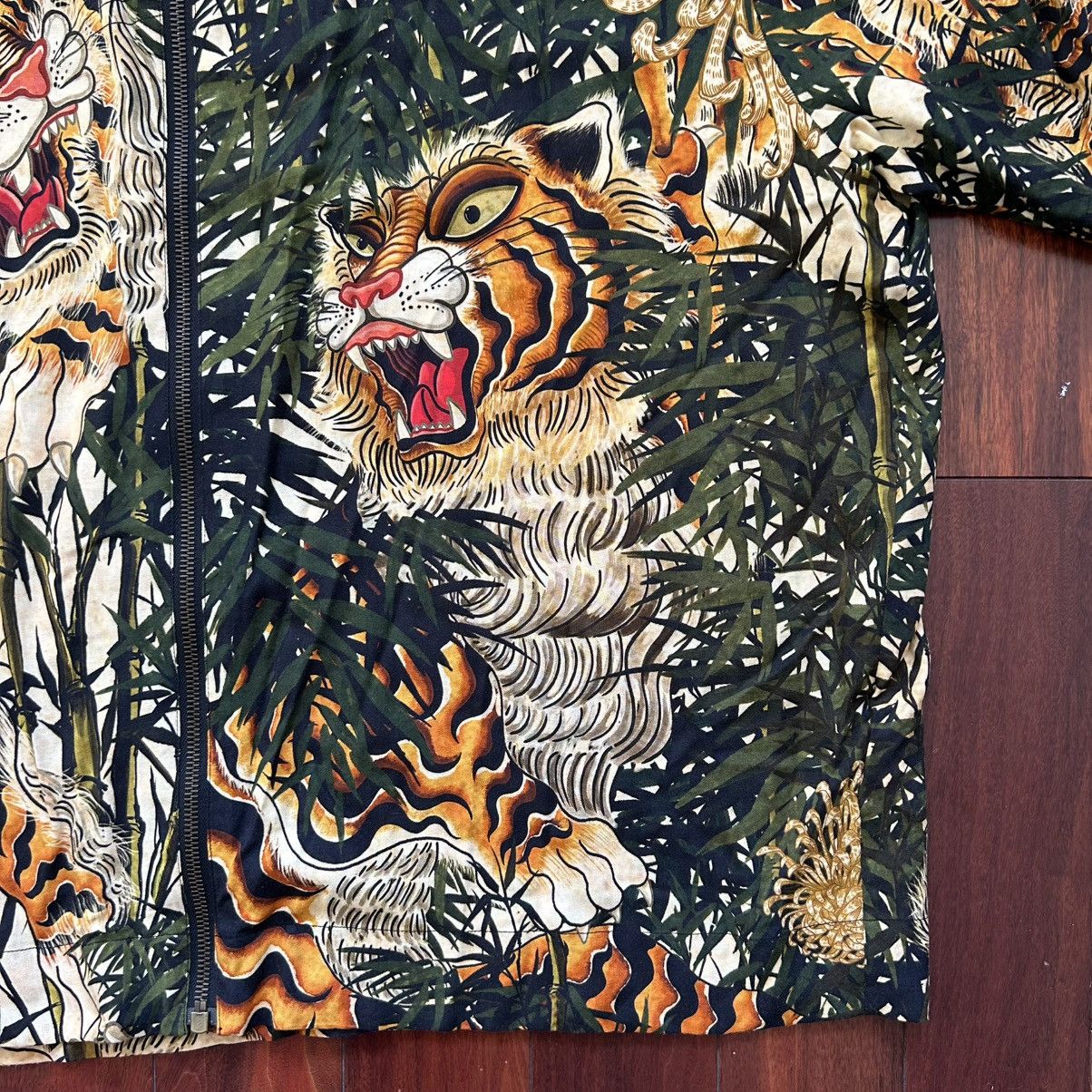 Dsquared2 Dsquared2 Tiger Print Zip-Up Shirt Size US M / EU 48-50 / 2 - 4 Thumbnail