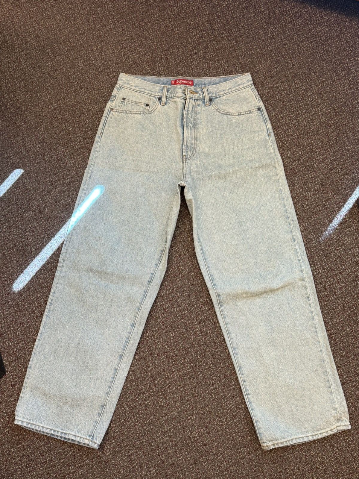 Supreme Supreme Baggy Jeans Light Wash | Grailed