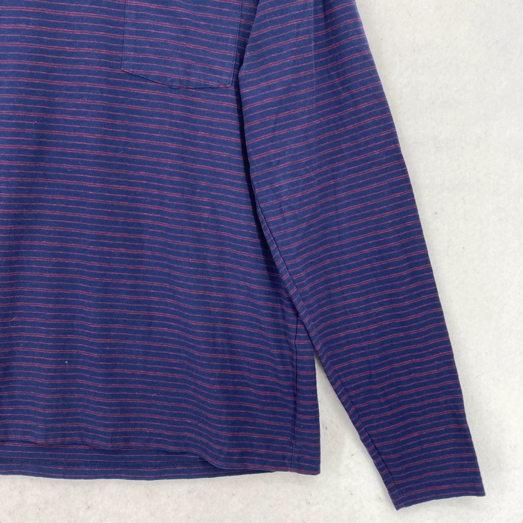 Vineyard Vines Vineyard Vines Edgartown T-Shirt Mens Medium Navy Blue Striped Hooded Preppy Size US M / EU 48-50 / 2 - 3 Thumbnail