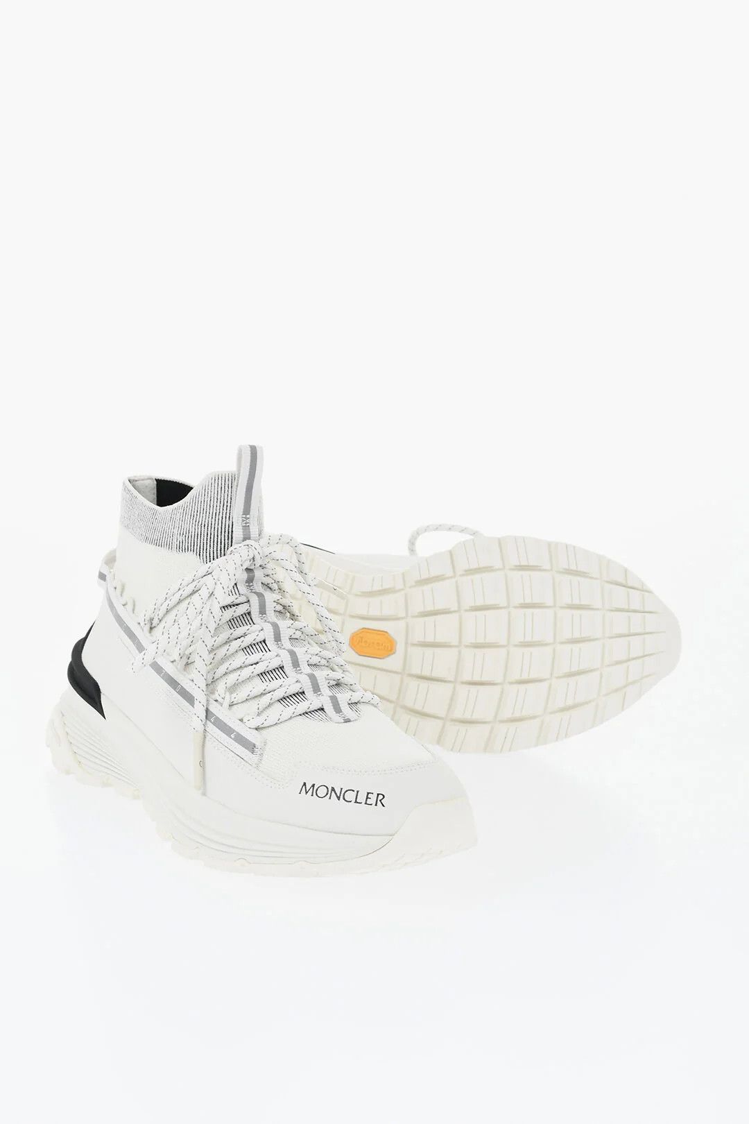 Moncler og1mm0426 Lace-Up Sneakers in White Size US 7 / EU 40 - 3 Thumbnail