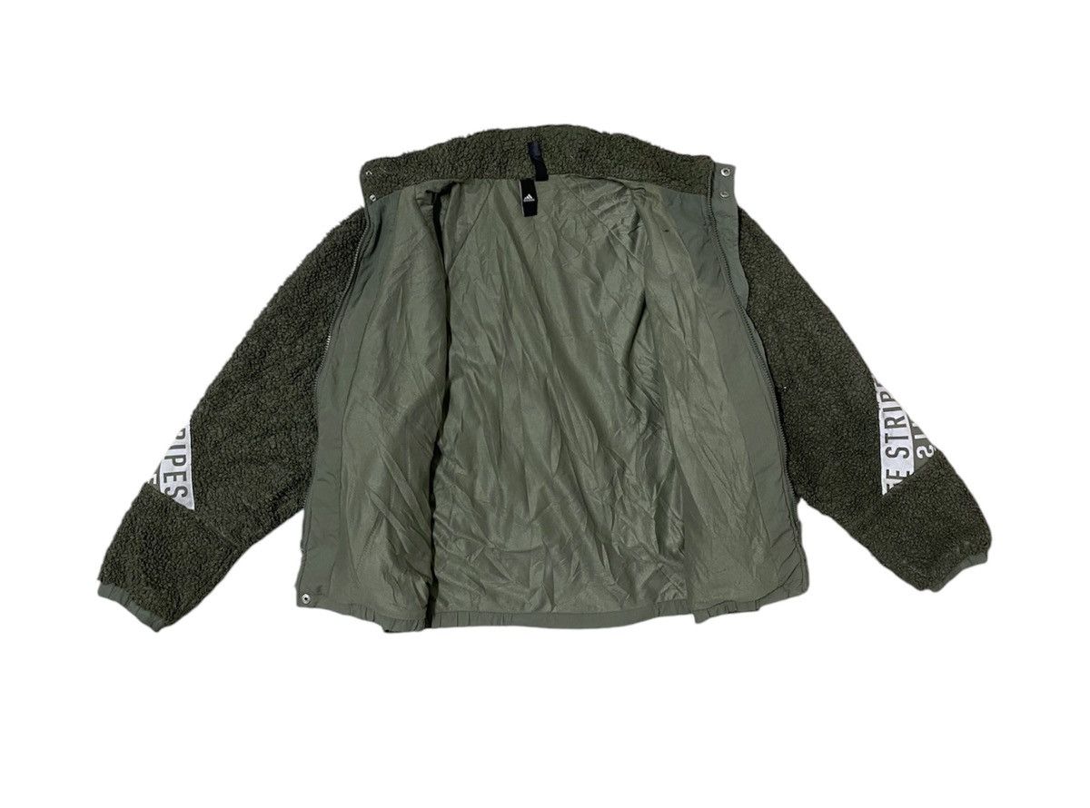 Adidas Adidas Fleece Sherpa Baggy Zipper Jacket Size US M / EU 48-50 / 2 - 6 Thumbnail