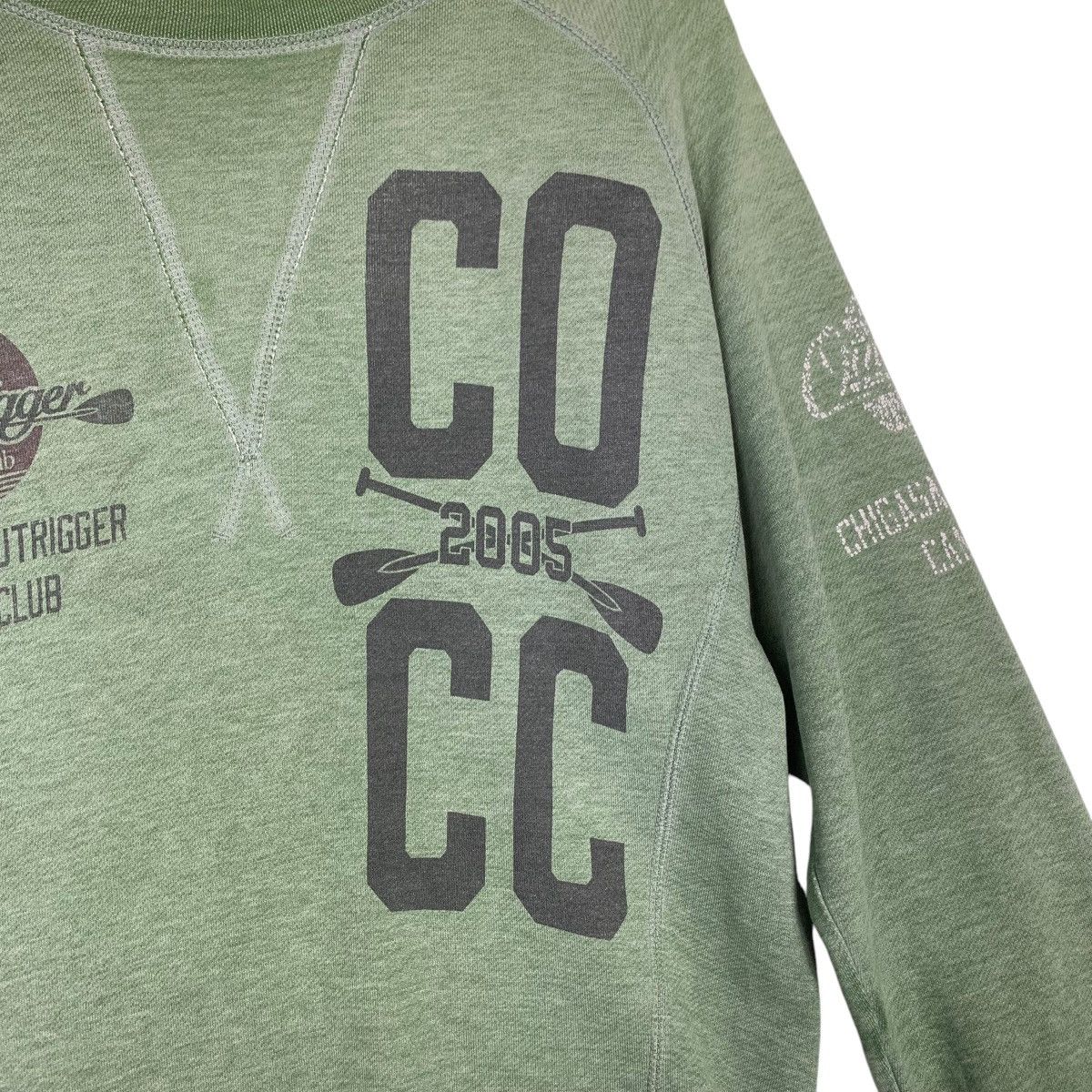 Japanese Brand CHIGASAKI OUTRIGGER Canoe Club 2005 Sweatshirt #1448-C65 Size US S / EU 44-46 / 1 - 6 Thumbnail