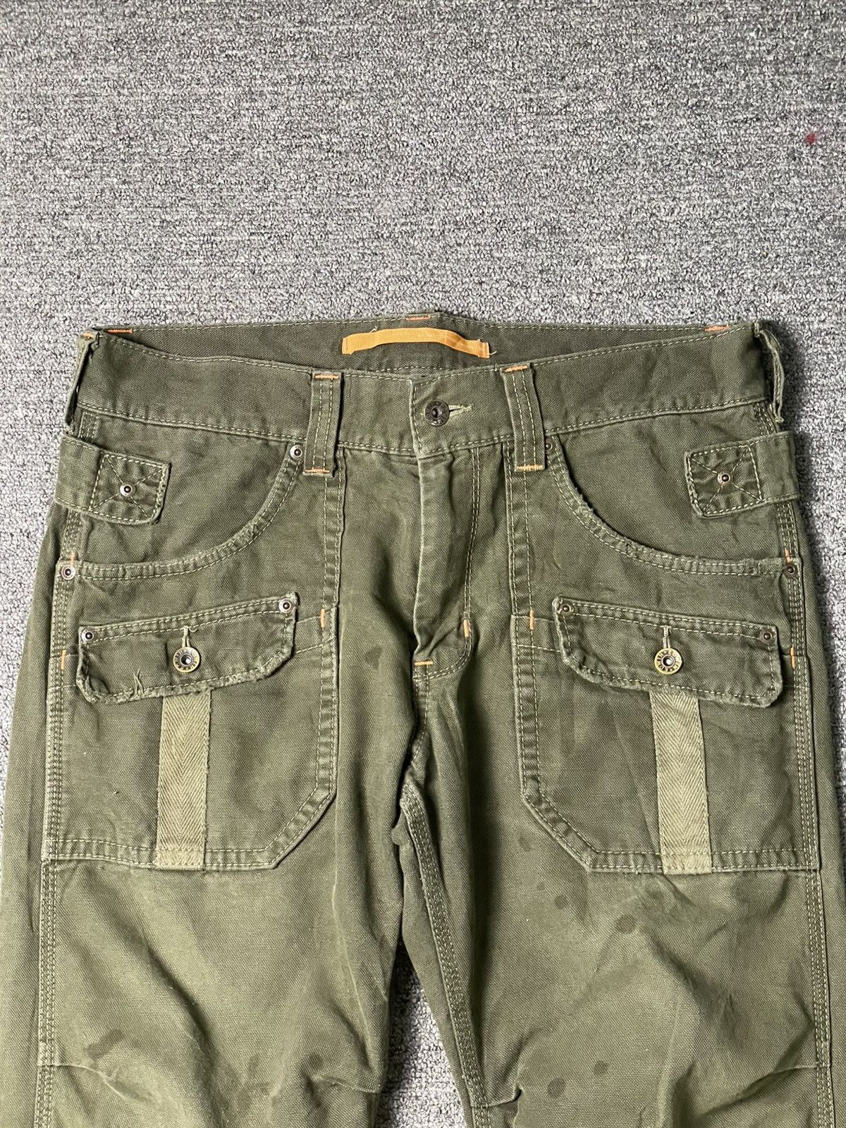 Edwin × Japanese Brand × Vintage Vintage EDWIN Bondage Cargo Pants (95) Size US 34 / EU 50 - 4 Thumbnail