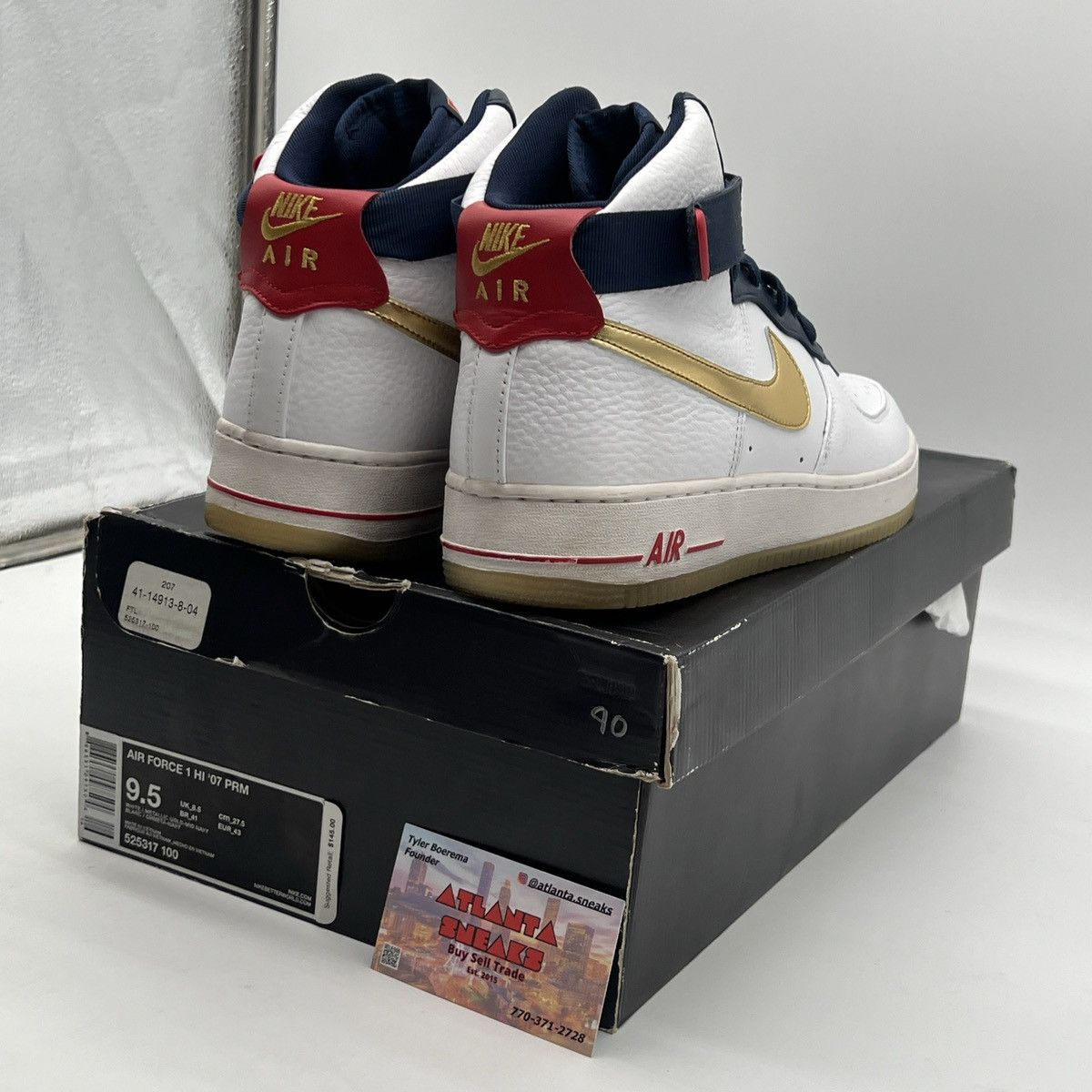 Nike Air Force 1 high USA Olympic Size US 9.5 / EU 42-43 - 5 Thumbnail