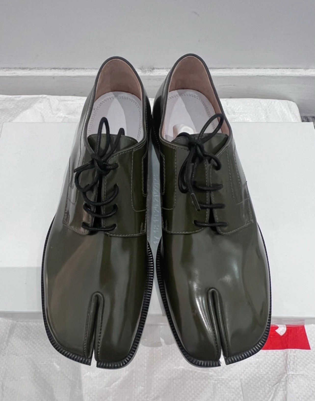 Maison Margiela Tabi lace up olive green Size US 9 / IT 39 - 2 Thumbnail