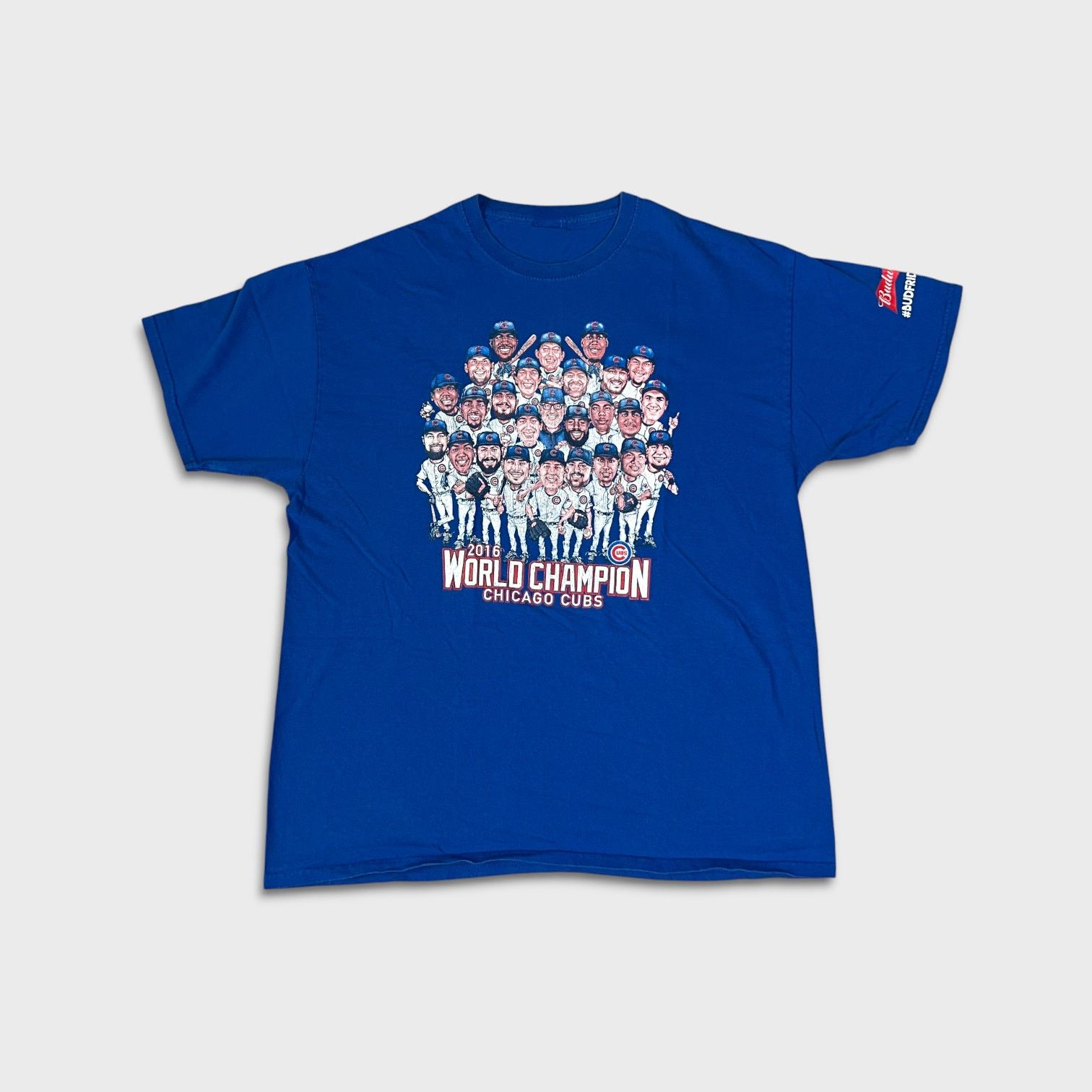 MLB × Vintage 2016 Chicago Cubs T Shirt World Champions Baseball MLB Tee Size US L / EU 52-54 / 3 - 1 Thumbnail