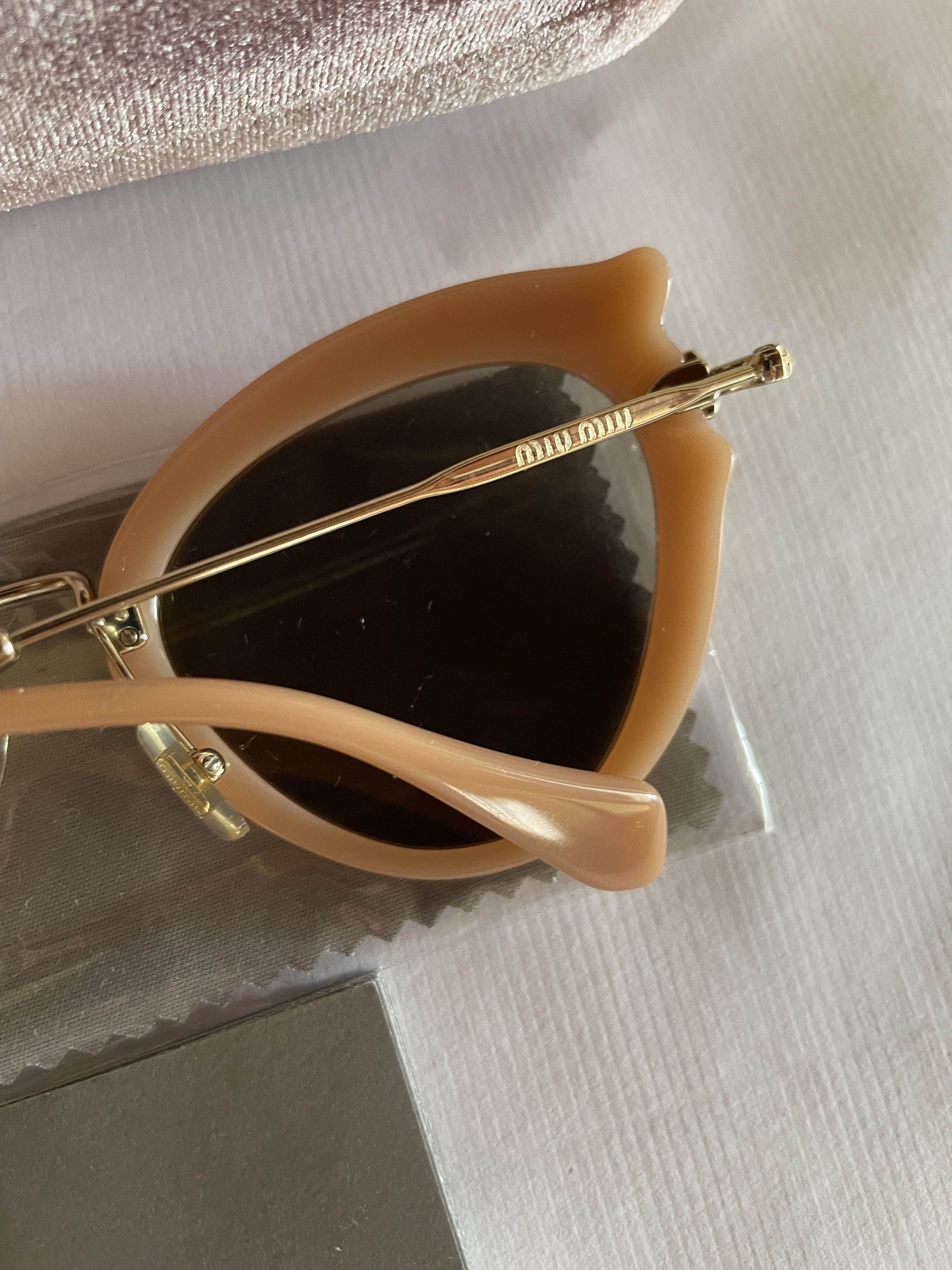 Miu Miu Miu Miu SMU 05S VHZ-5J2 Cat Eye Womens Sunglasses MU05SS Size ONE SIZE - 6 Thumbnail